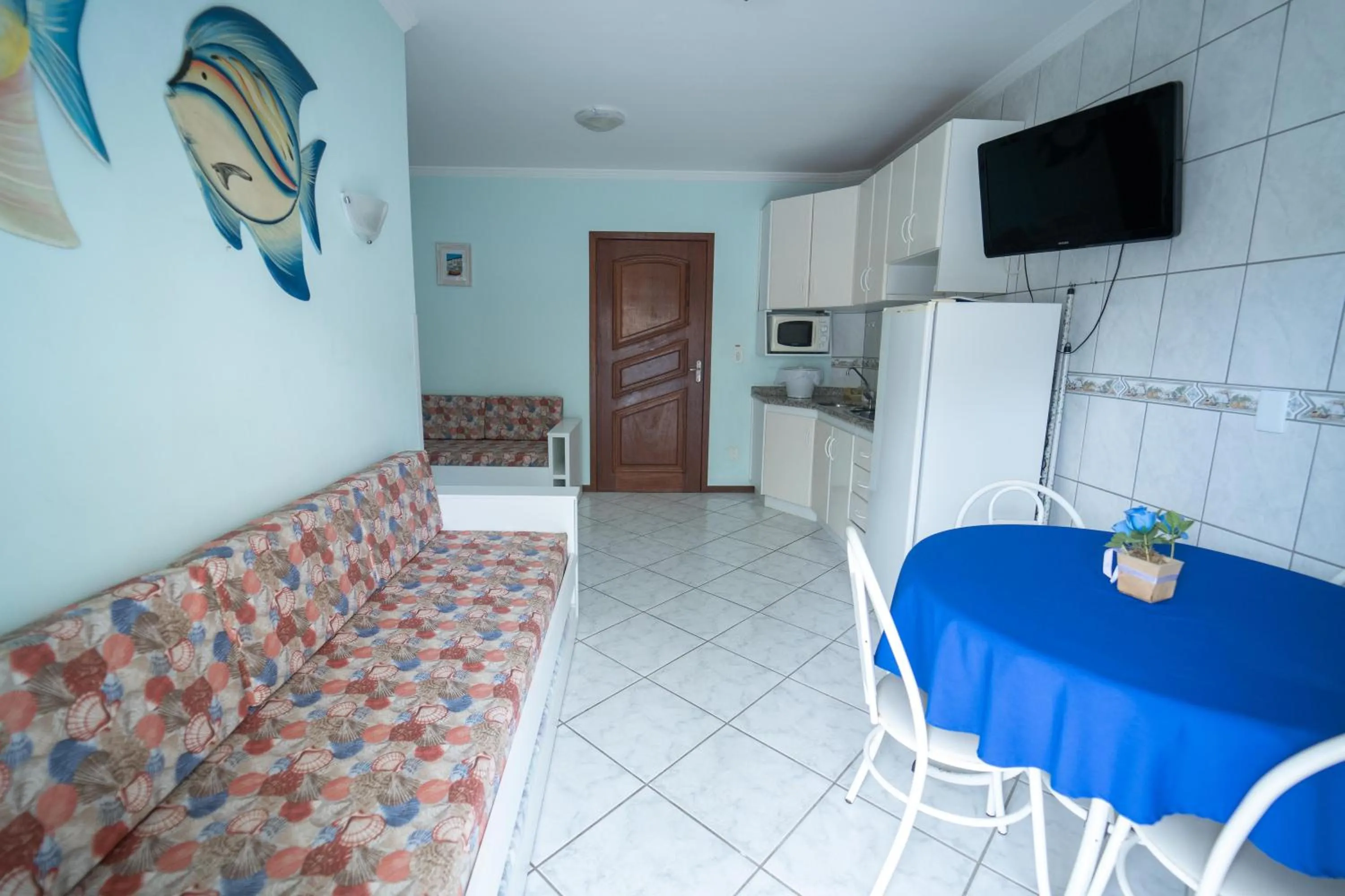 Kitchen or kitchenette in Pousada Cantinho Sonhado