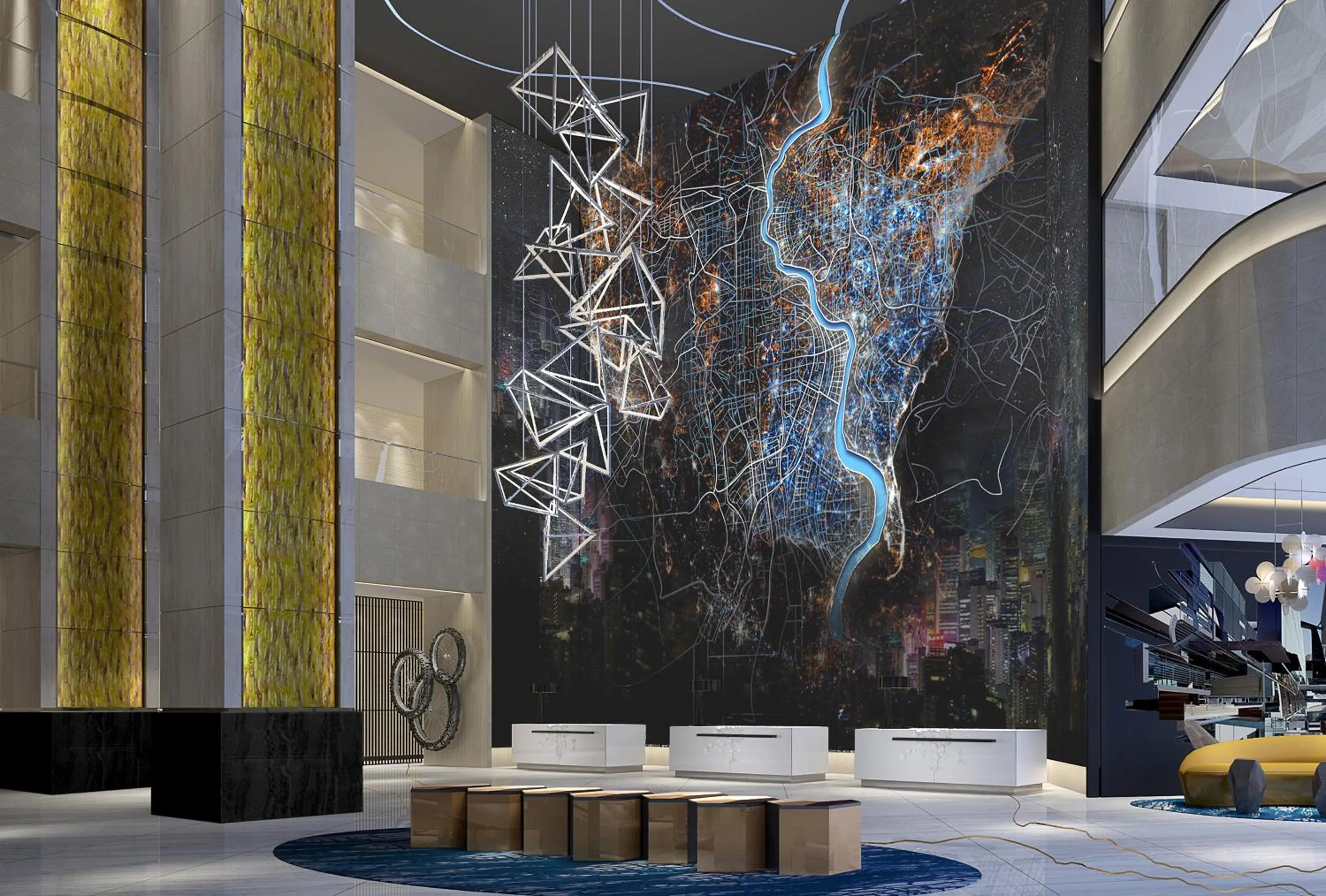 Property building in Renaissance Shenzhen Luohu Hotel