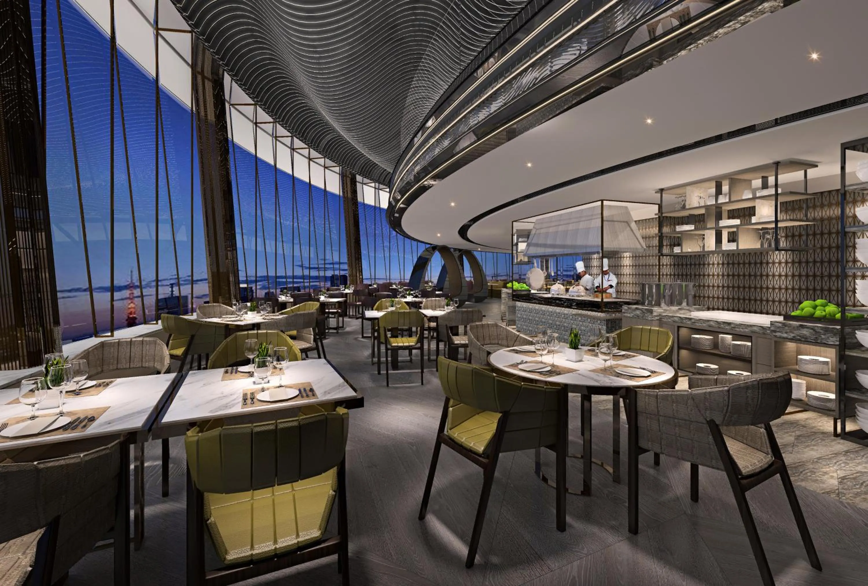 Restaurant/places to eat in Renaissance Shenzhen Luohu Hotel