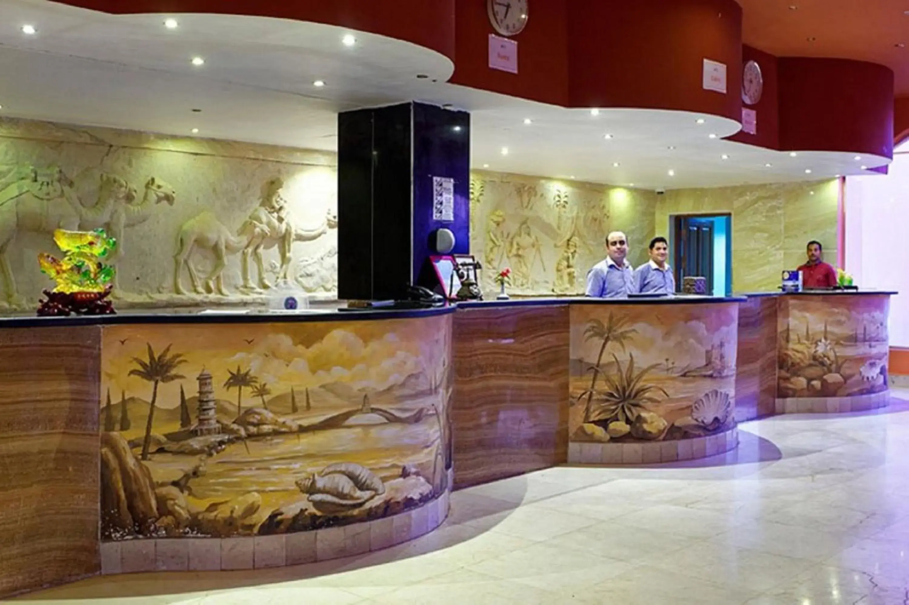 Lobby or reception in Three Corners Happy Life Beach Resort Lobby or reception in Three Corners Happy Life Beach Resort