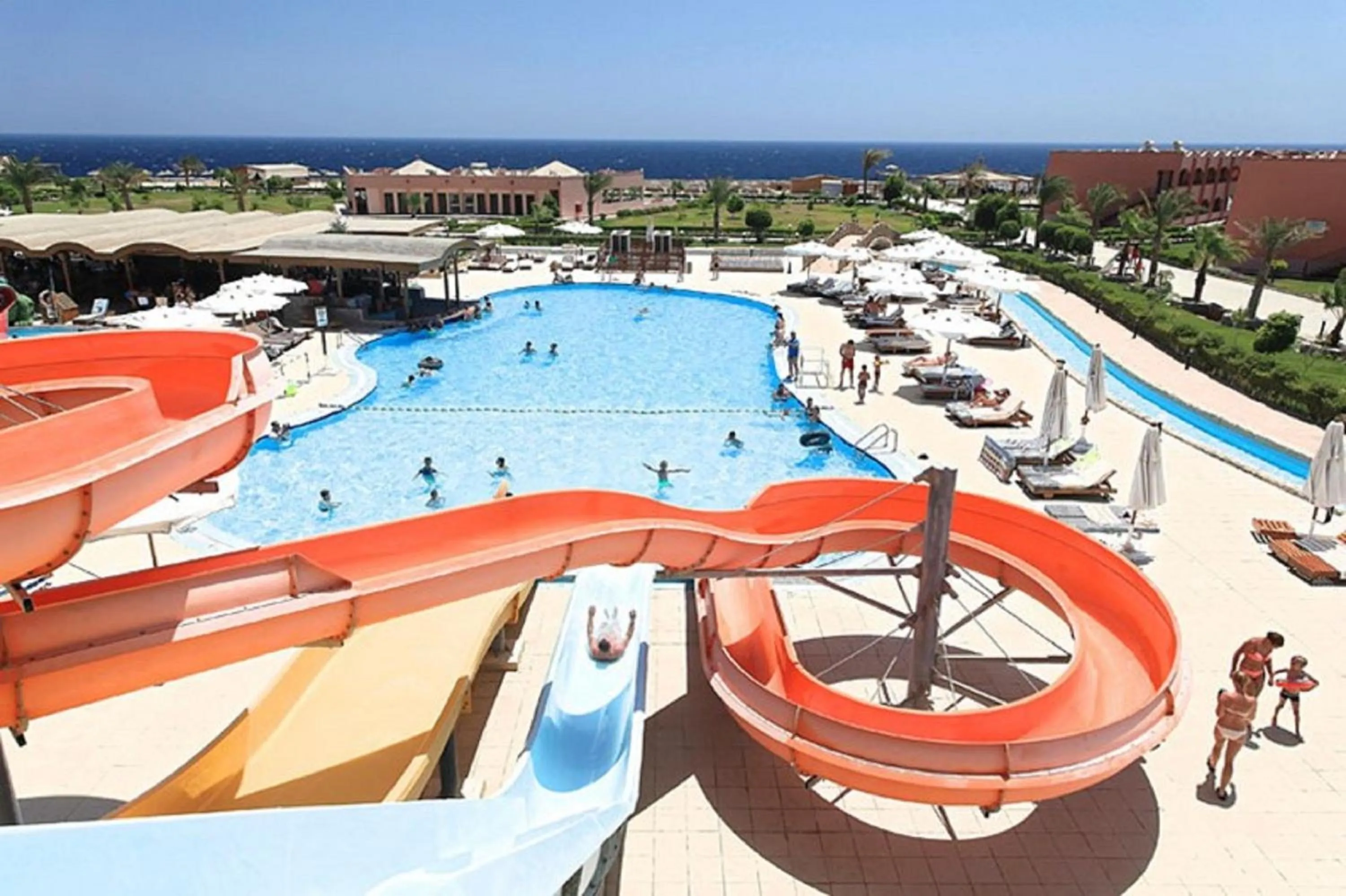 Aqua park in Three Corners Happy Life Beach Resort