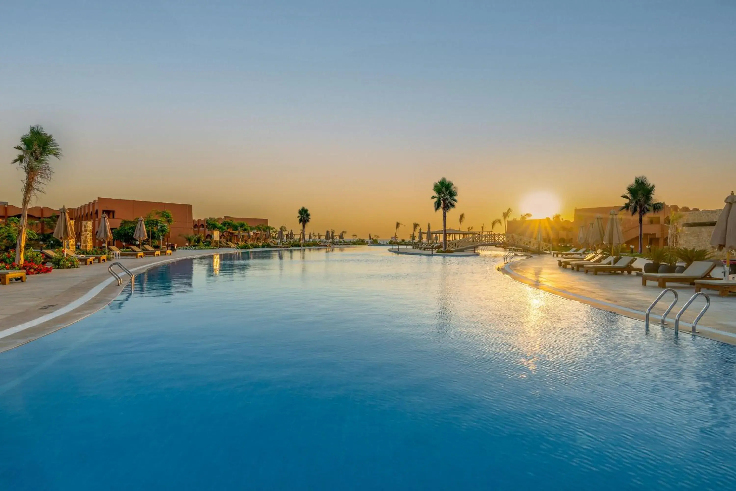 Pool view in Three Corners Happy Life Beach Resort Pool view in Three Corners Happy Life Beach Resort