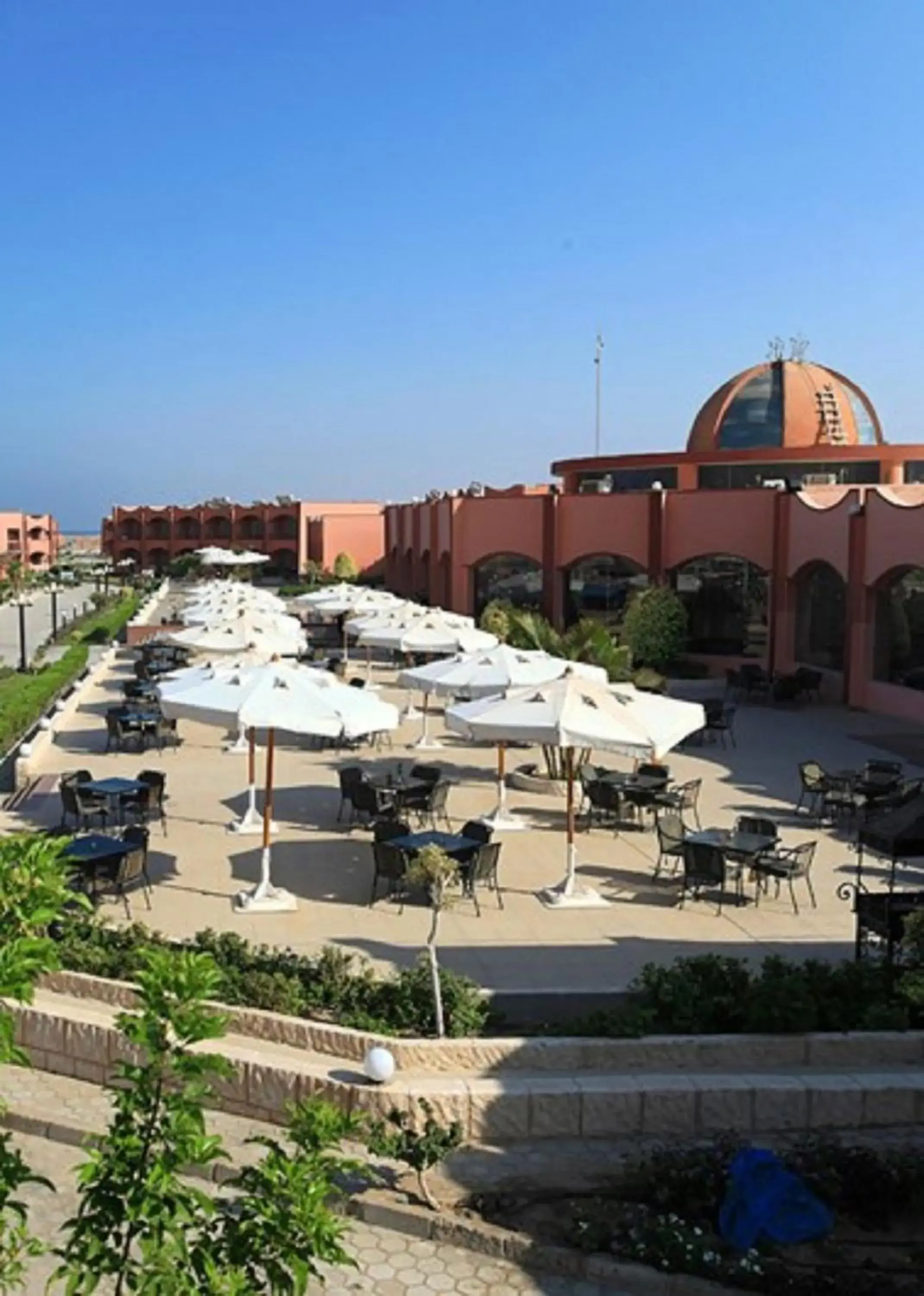 Garden view in Three Corners Happy Life Beach Resort Garden view in Three Corners Happy Life Beach Resort