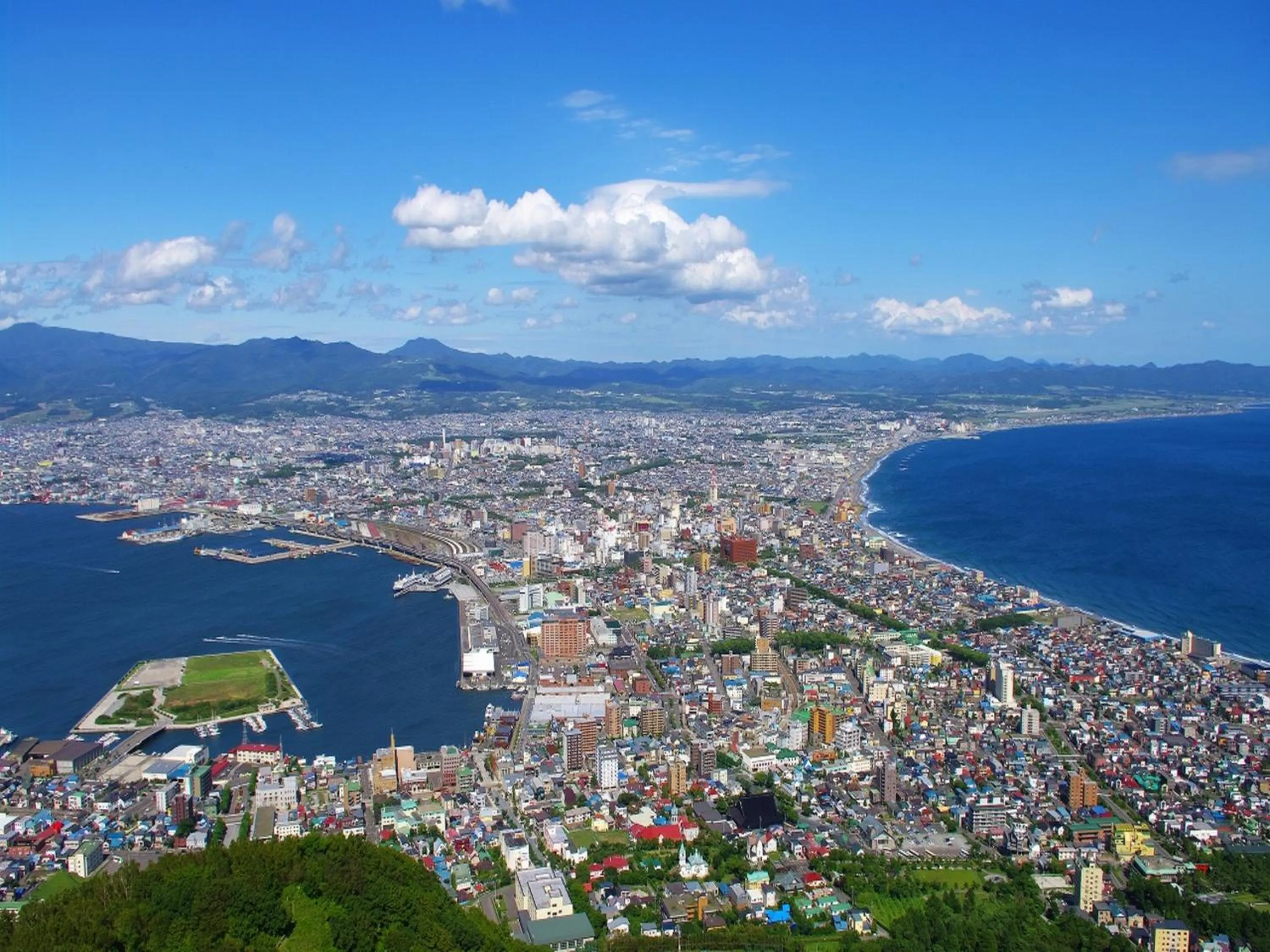 Bird's eye view in Hakodate-Onuma Prince Hotel