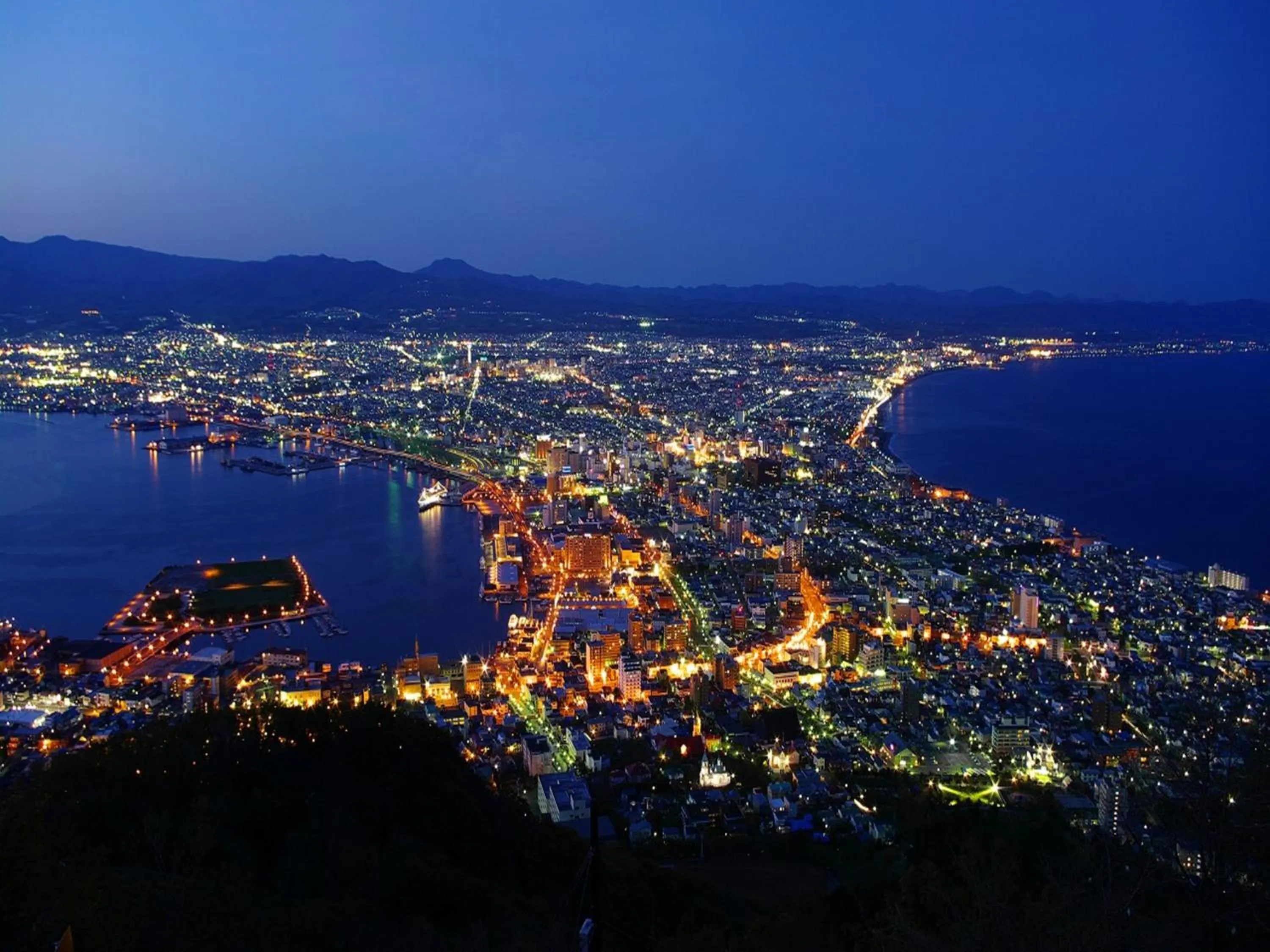 Bird's eye view in Hakodate-Onuma Prince Hotel