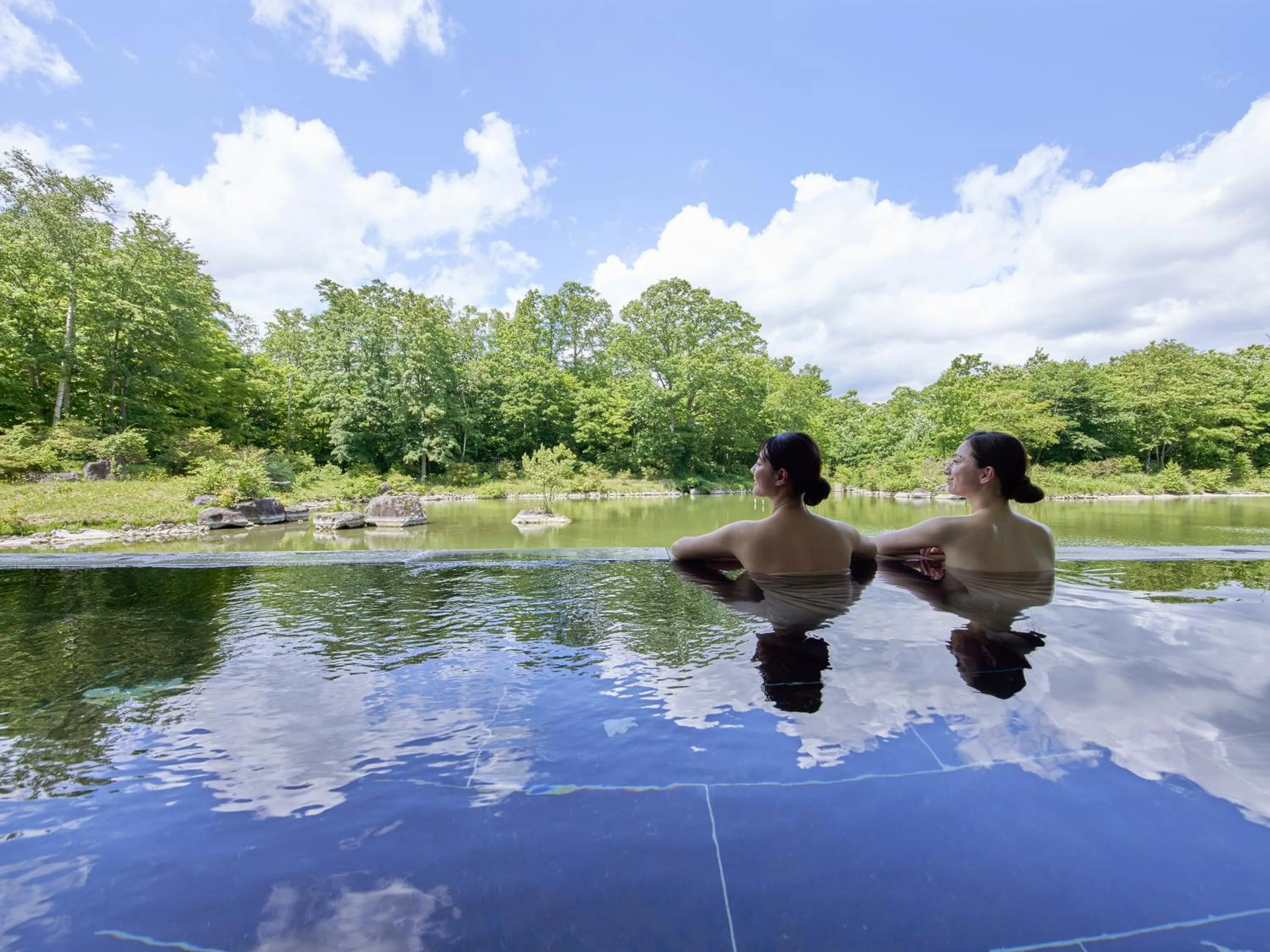 Hot Spring Bath in Hakodate-Onuma Prince Hotel