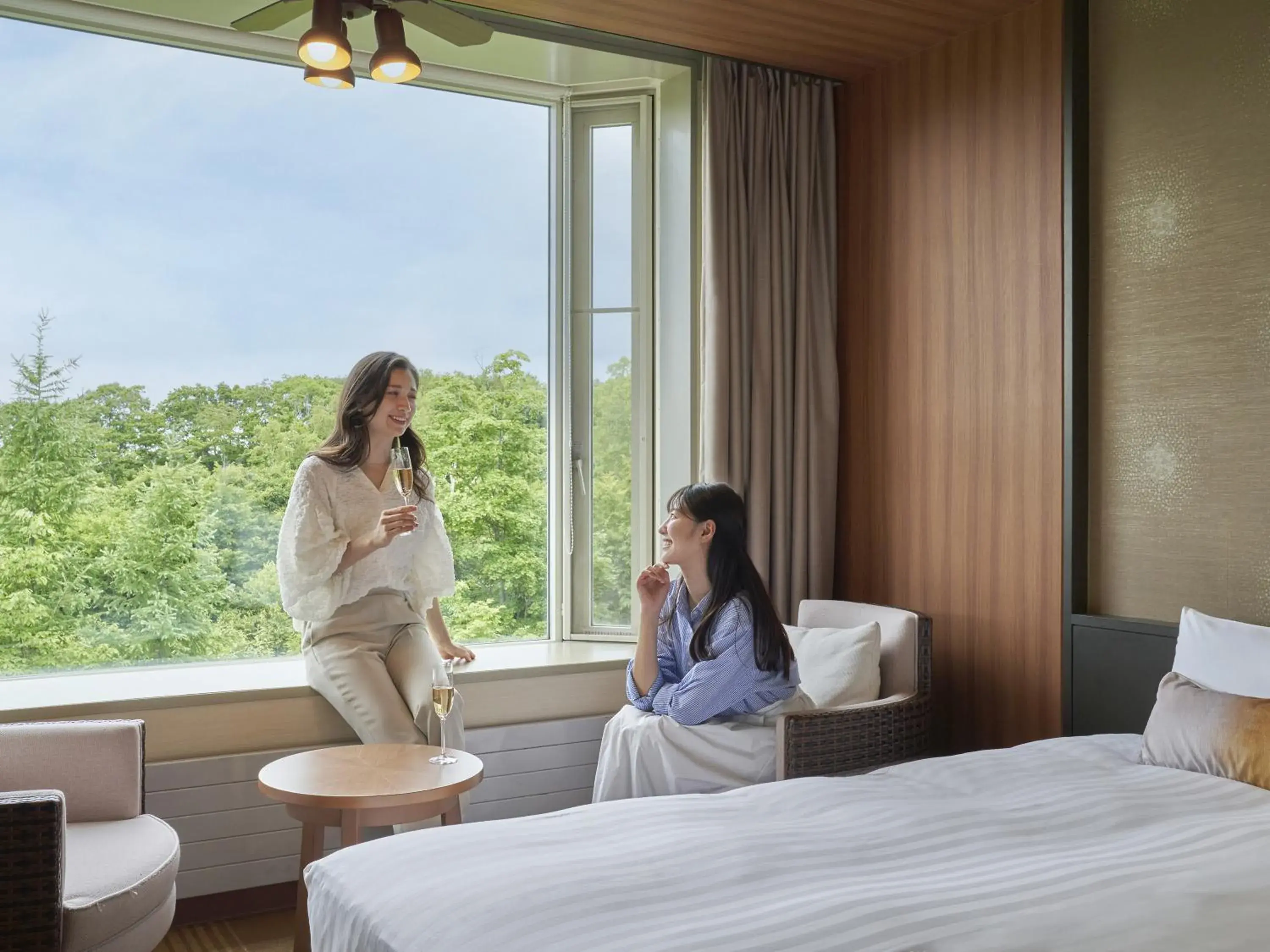 People, Bed in Hakodate-Onuma Prince Hotel People, Bed in Hakodate-Onuma Prince Hotel