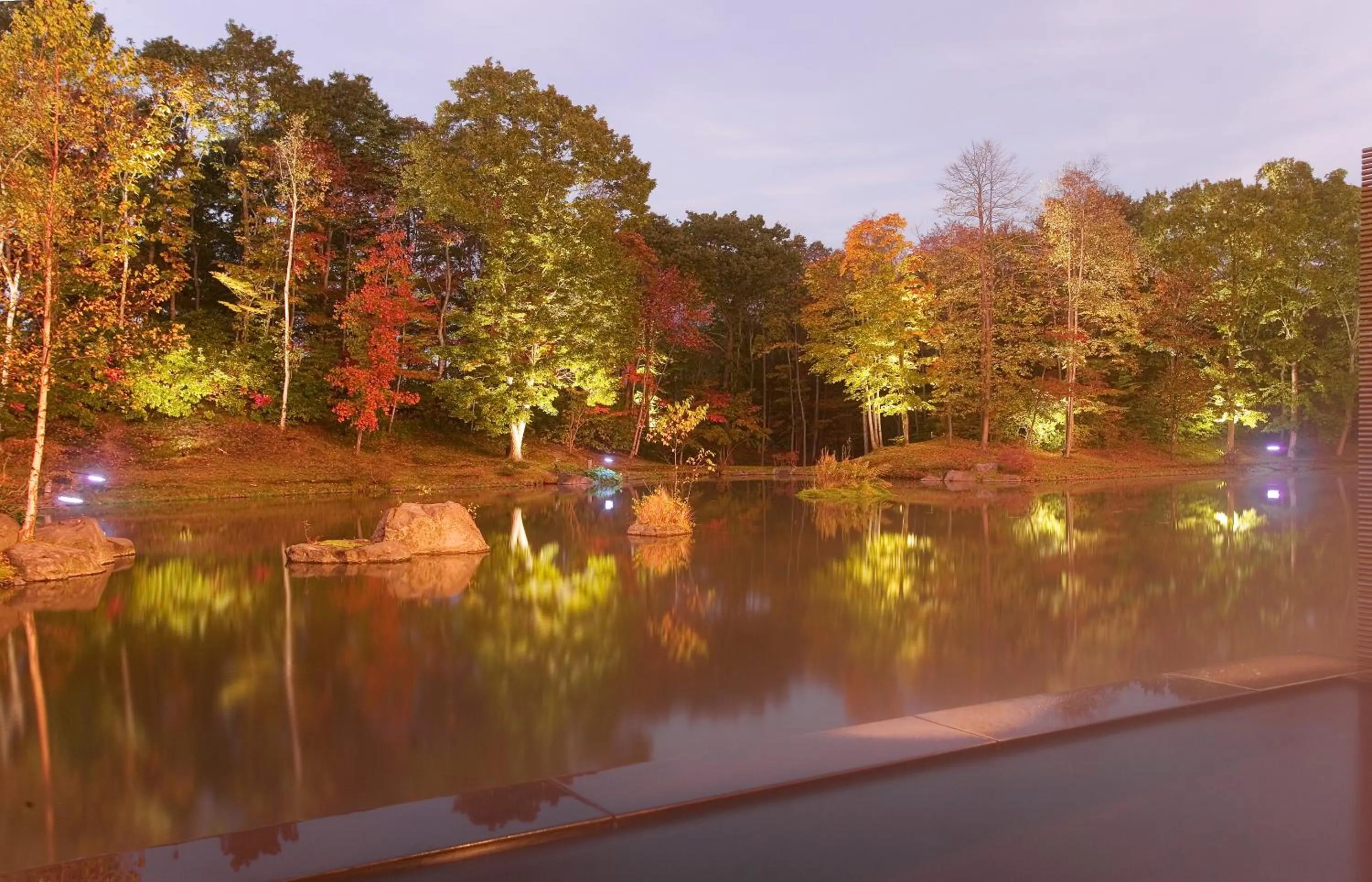 Hot Spring Bath in Hakodate-Onuma Prince Hotel