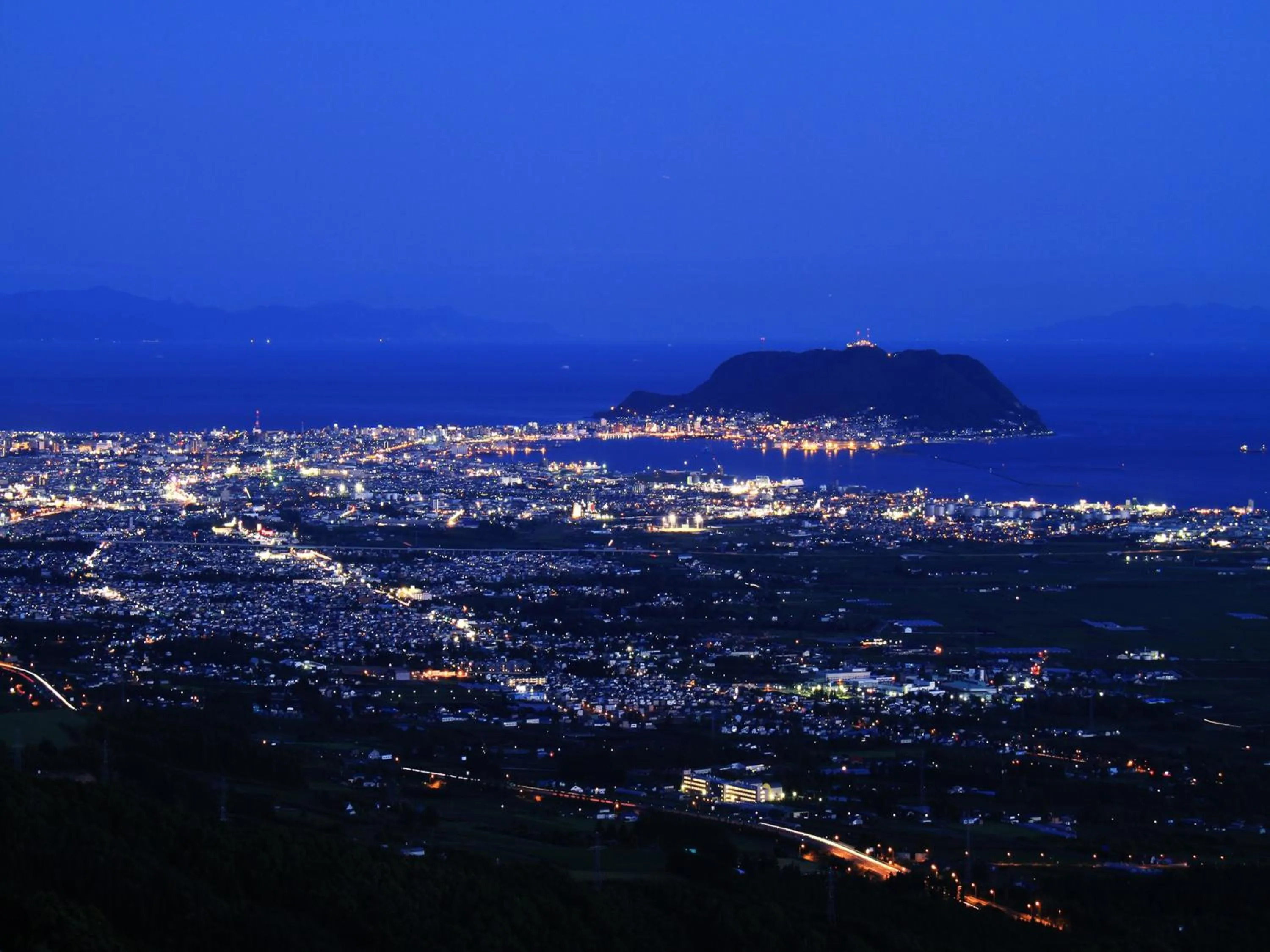 Bird's eye view in Hakodate-Onuma Prince Hotel
