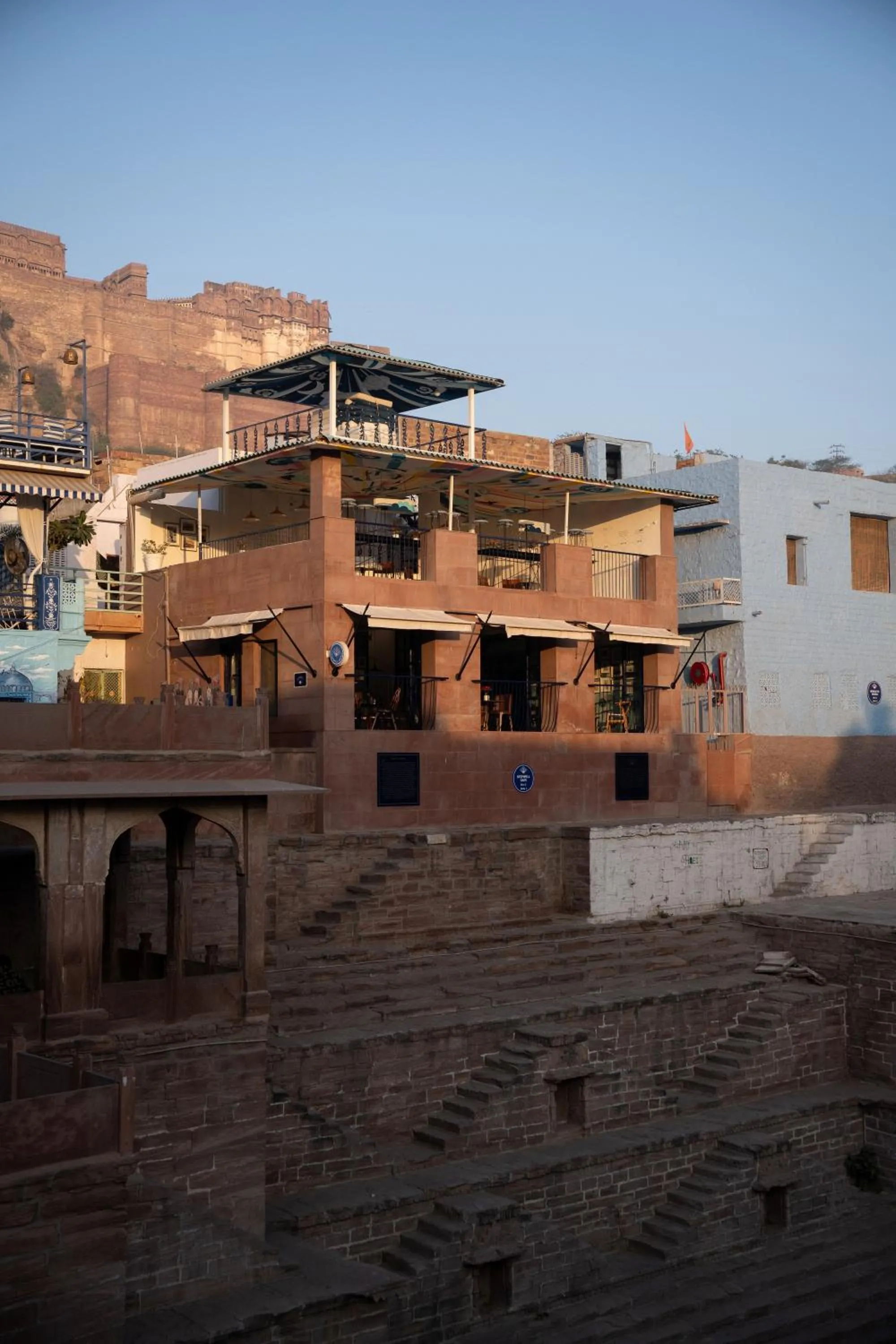 Restaurant/places to eat in The Stepwell Hotel