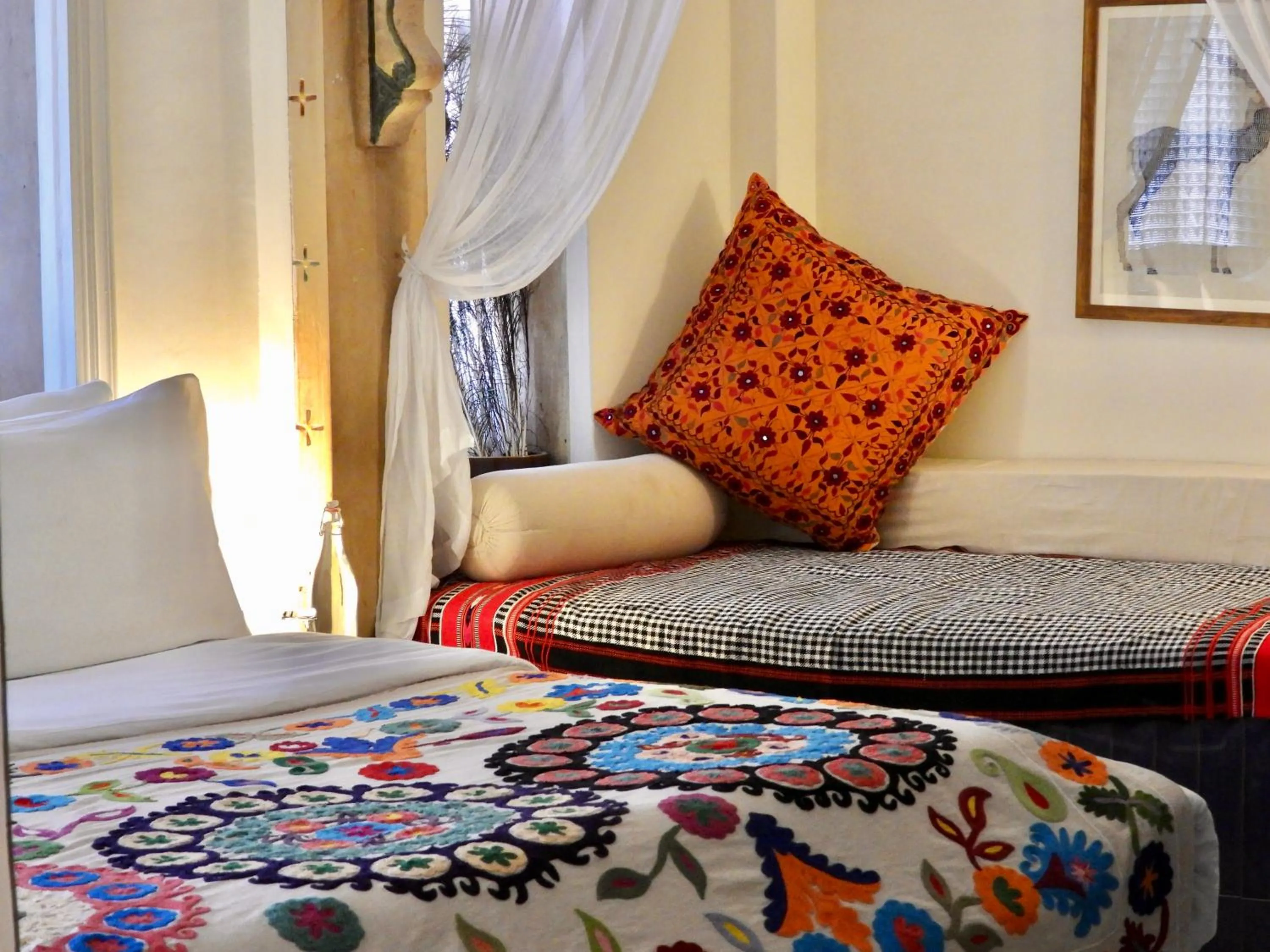 Bed in The Stepwell Hotel