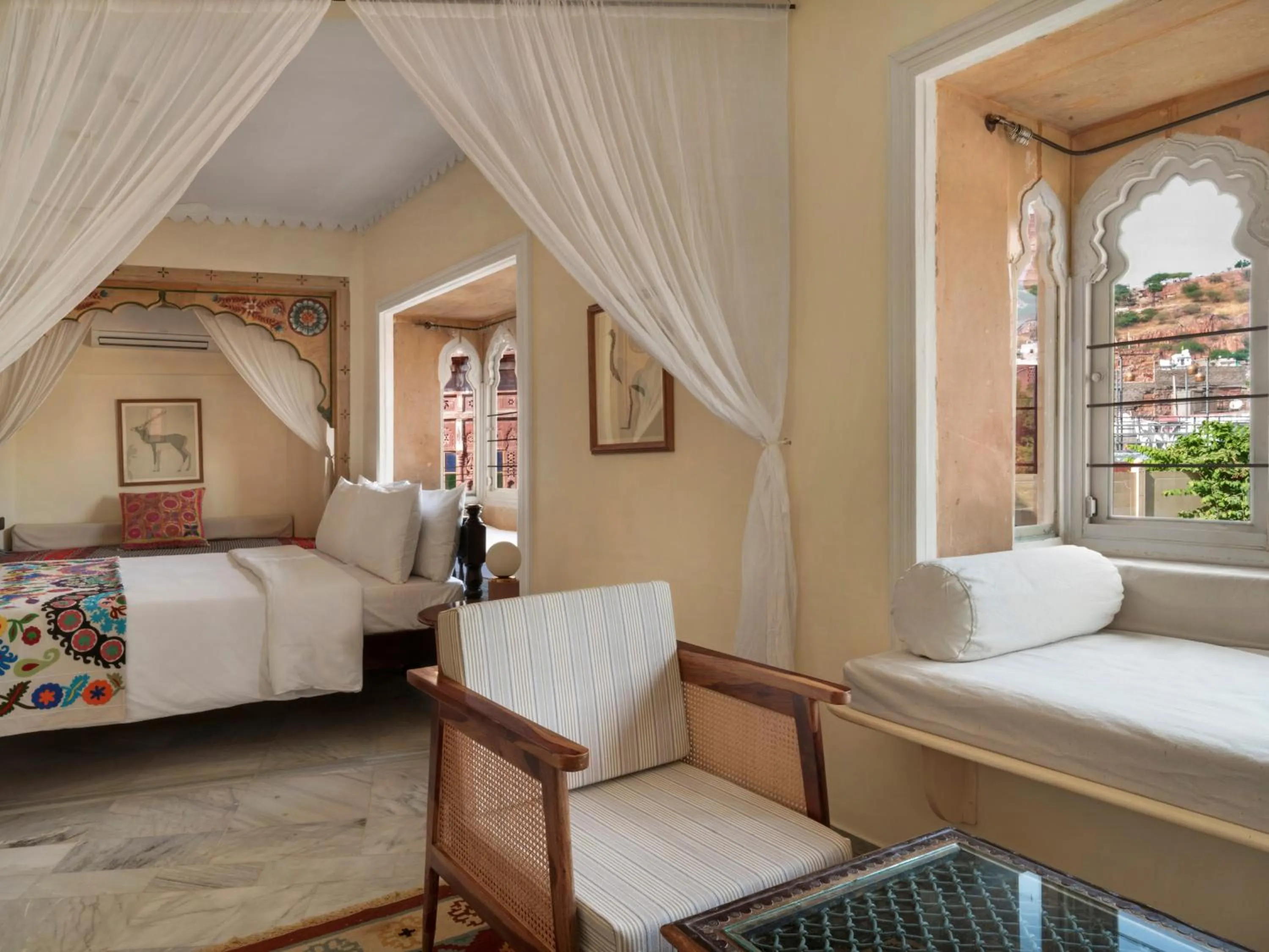 Bed in The Stepwell Hotel