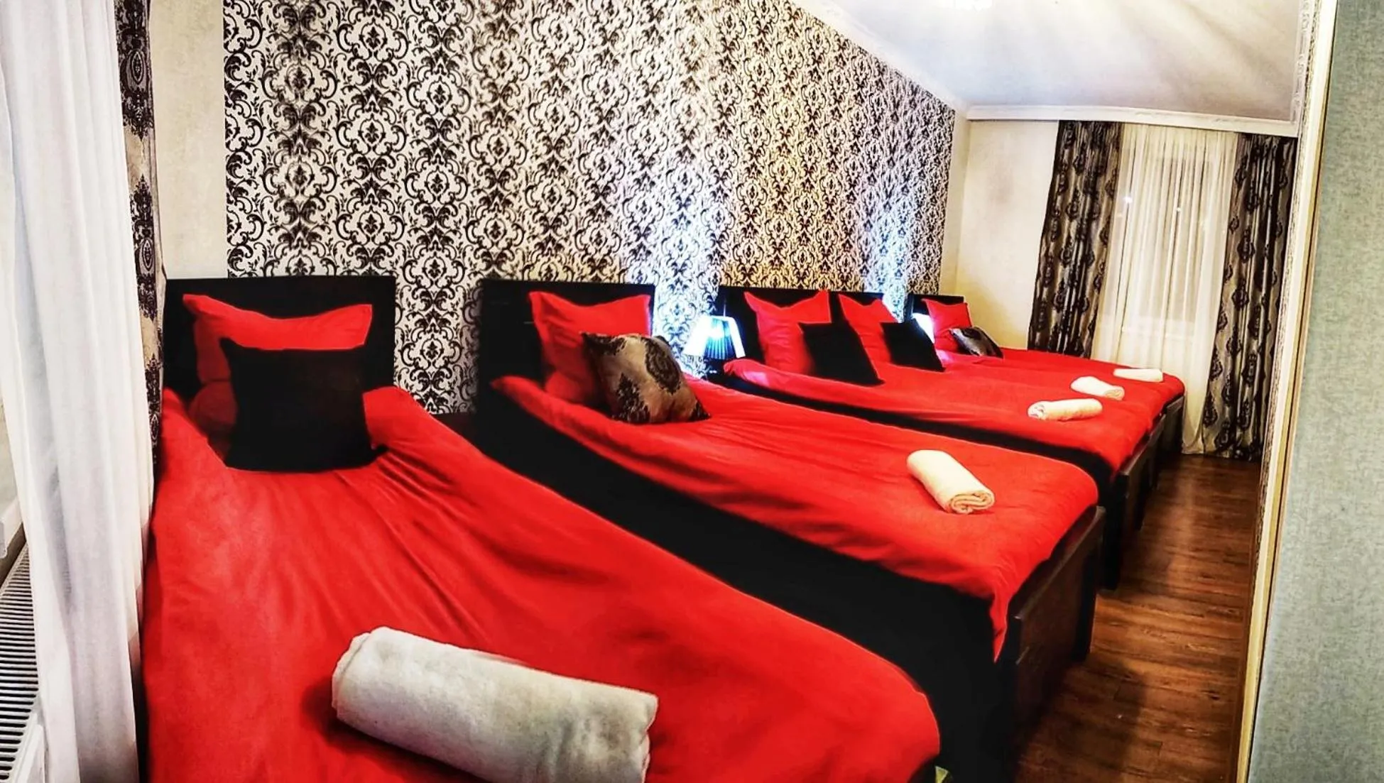 Bed in Sophia's GuestHouse
