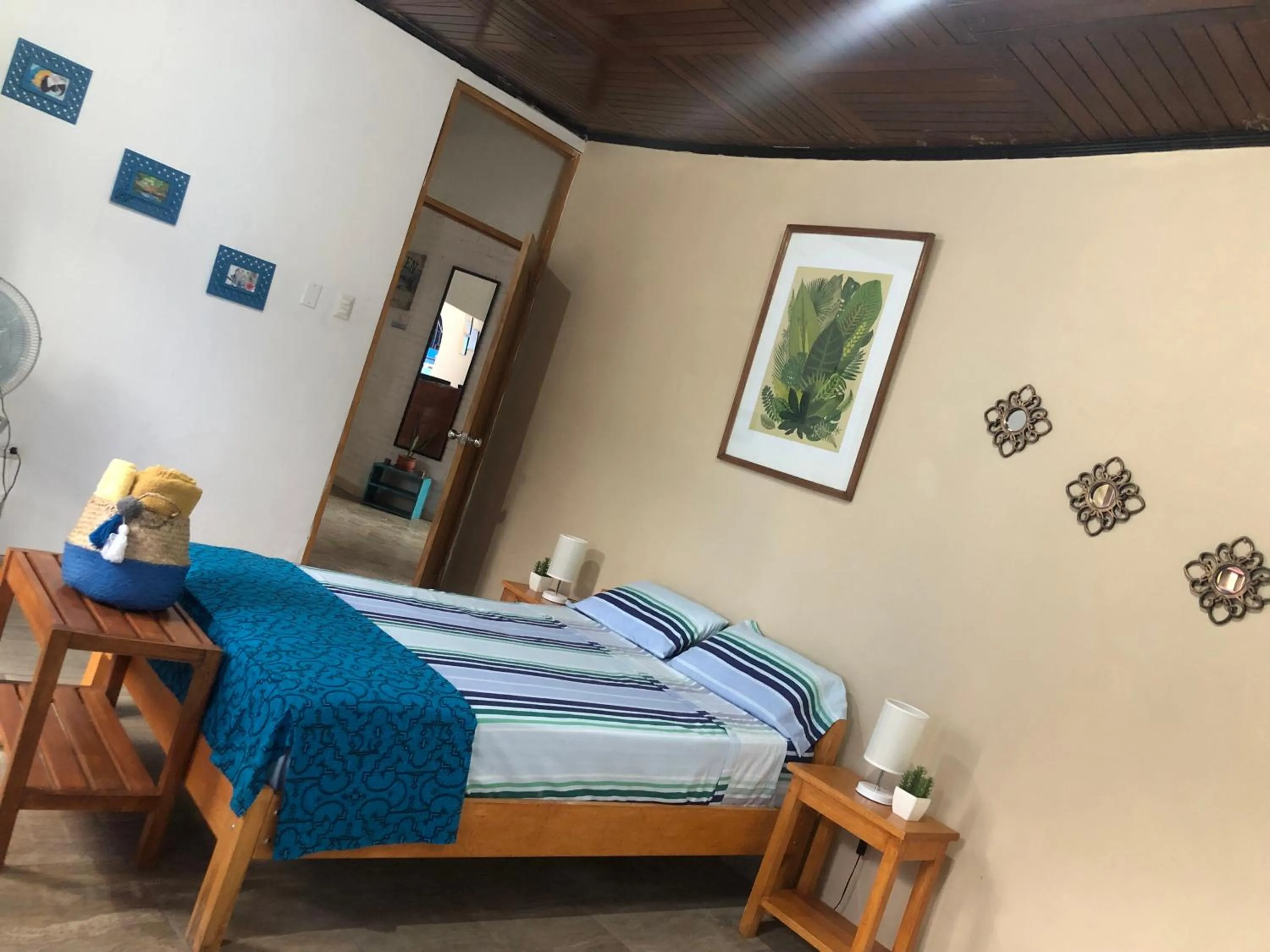 Bed in Poseidon Guest House