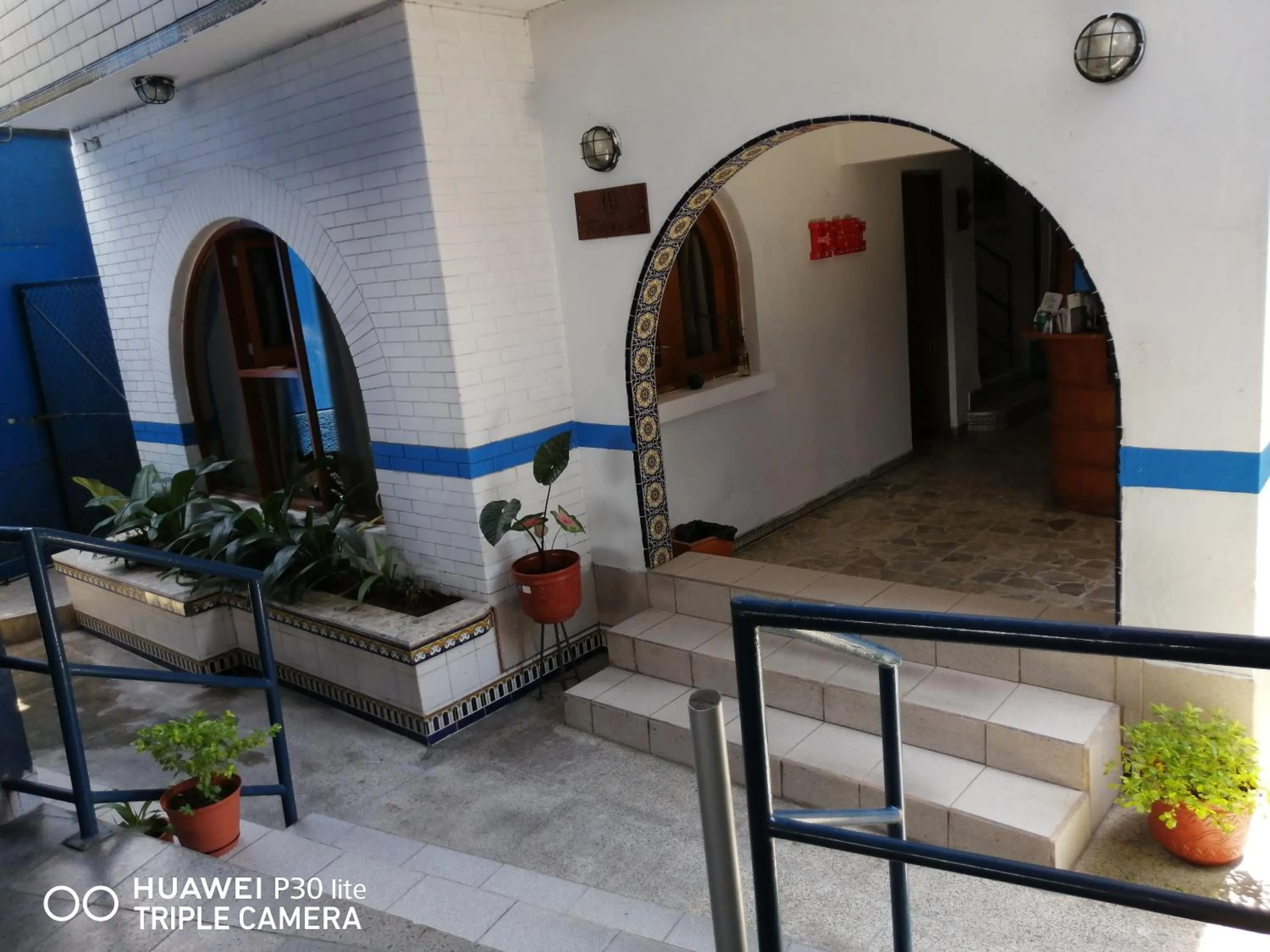 sunbed in Poseidon Guest House