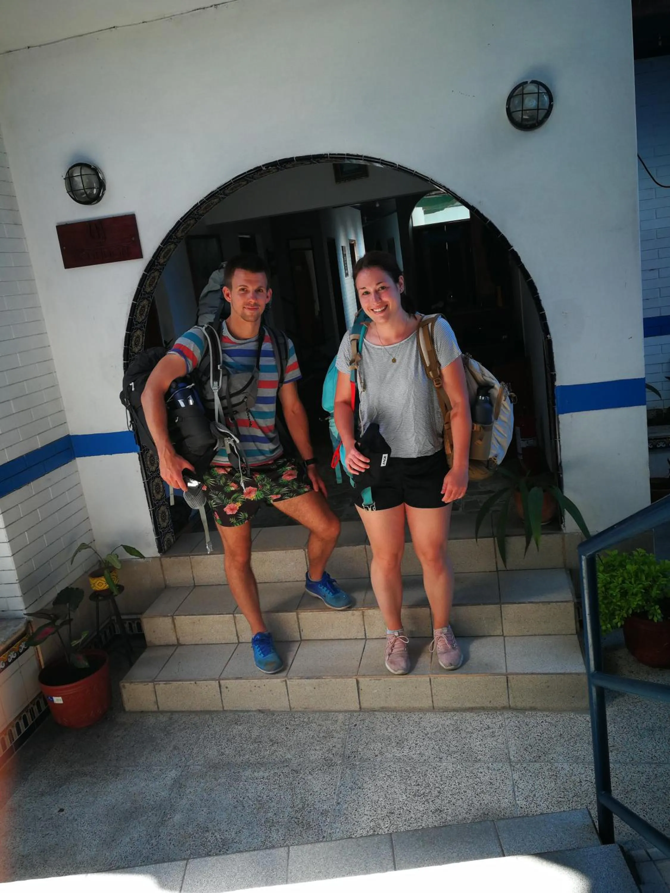 sunbed in Poseidon Guest House