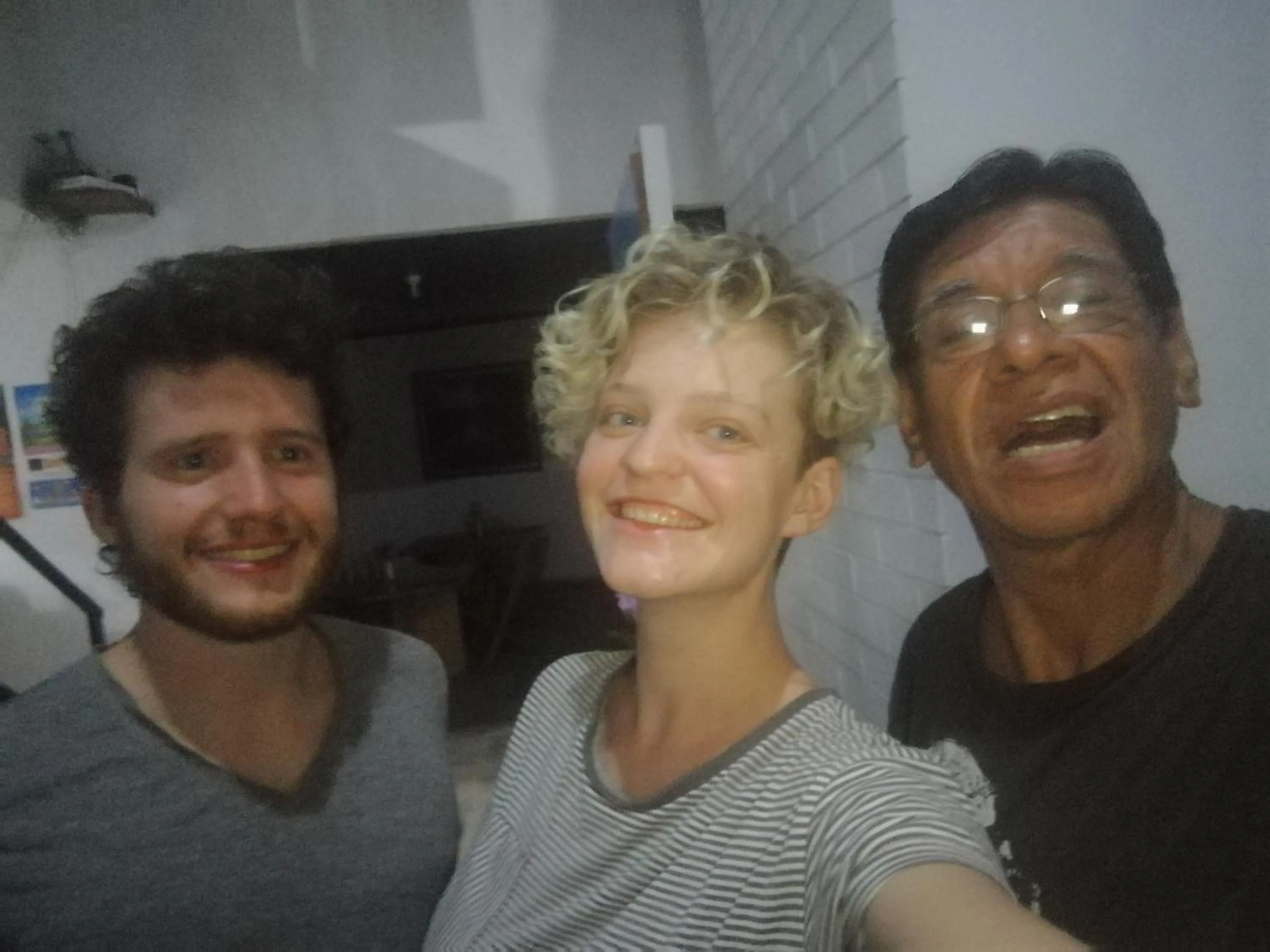 group of guests in Poseidon Guest House