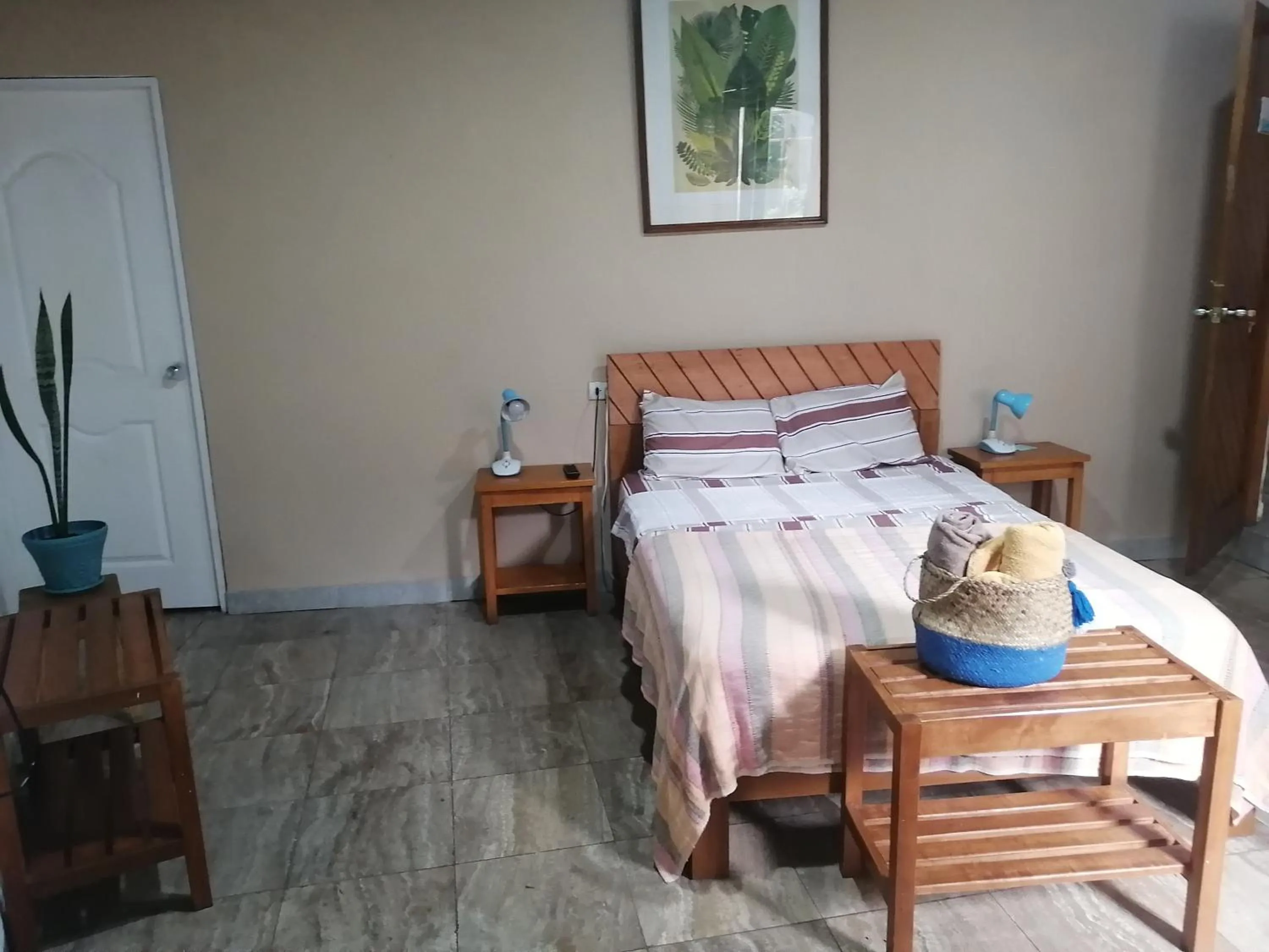 View (from property/room), Bed in Poseidon Guest House