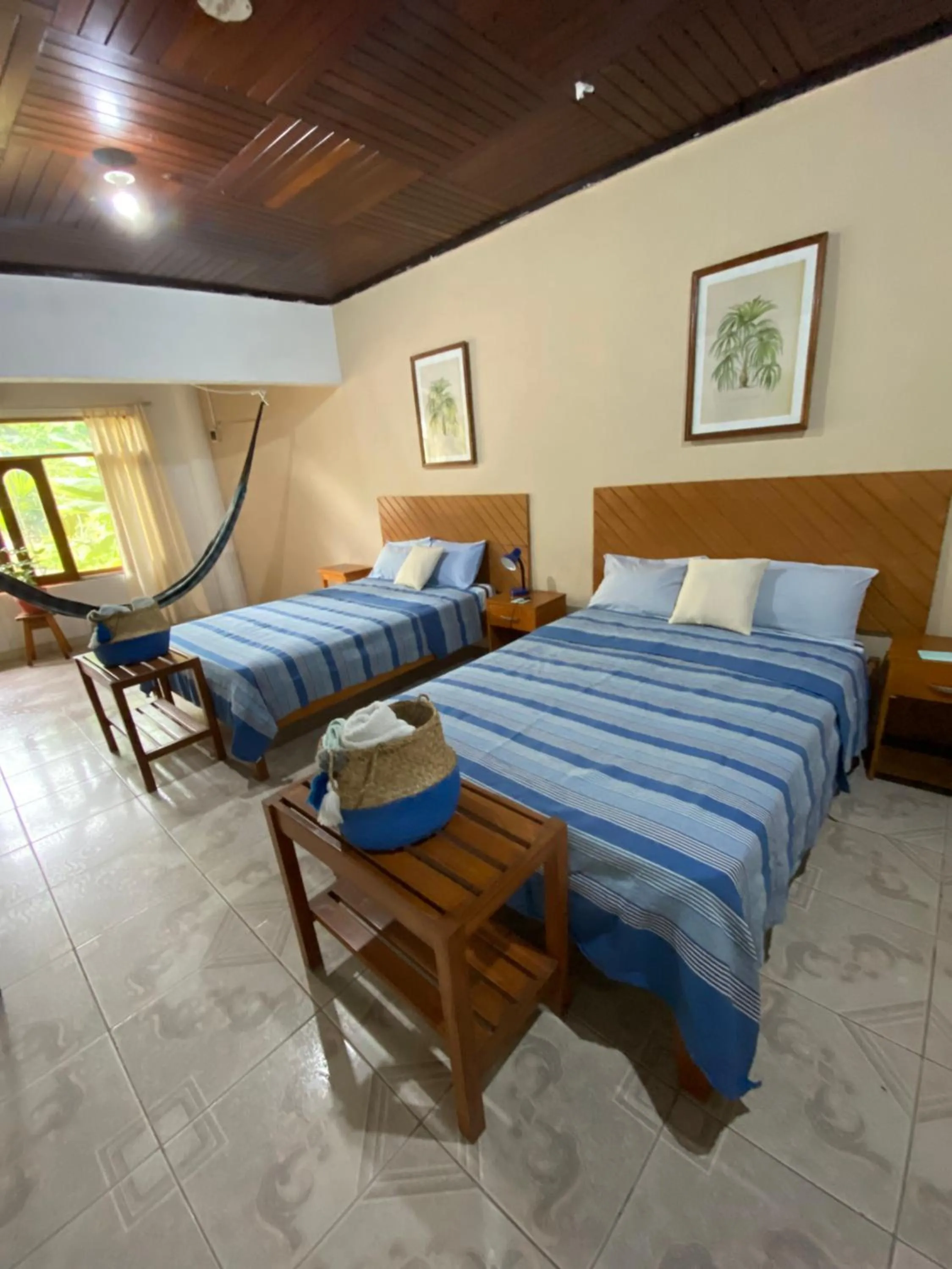 View (from property/room), Bed in Poseidon Guest House