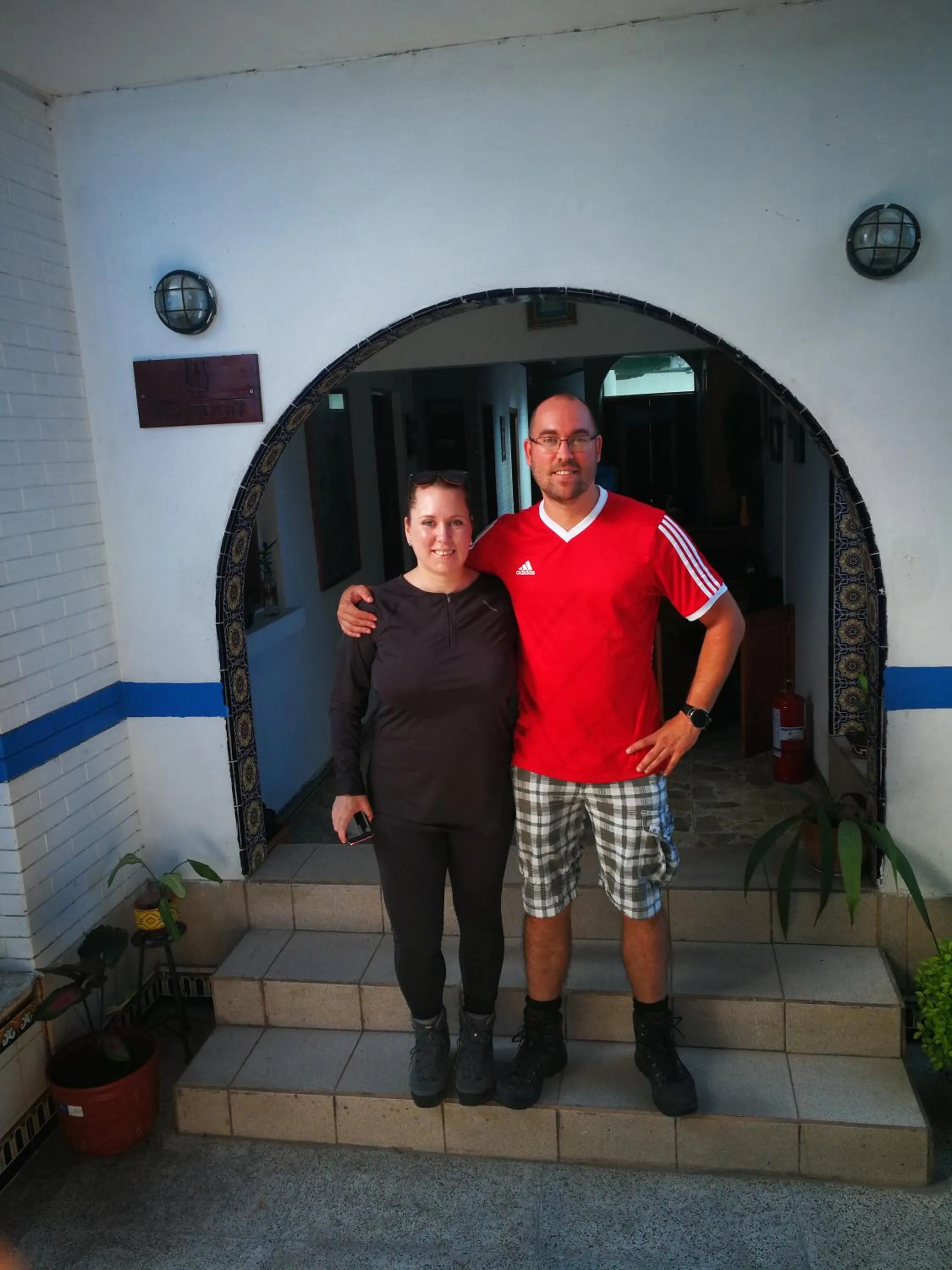 group of guests in Poseidon Guest House