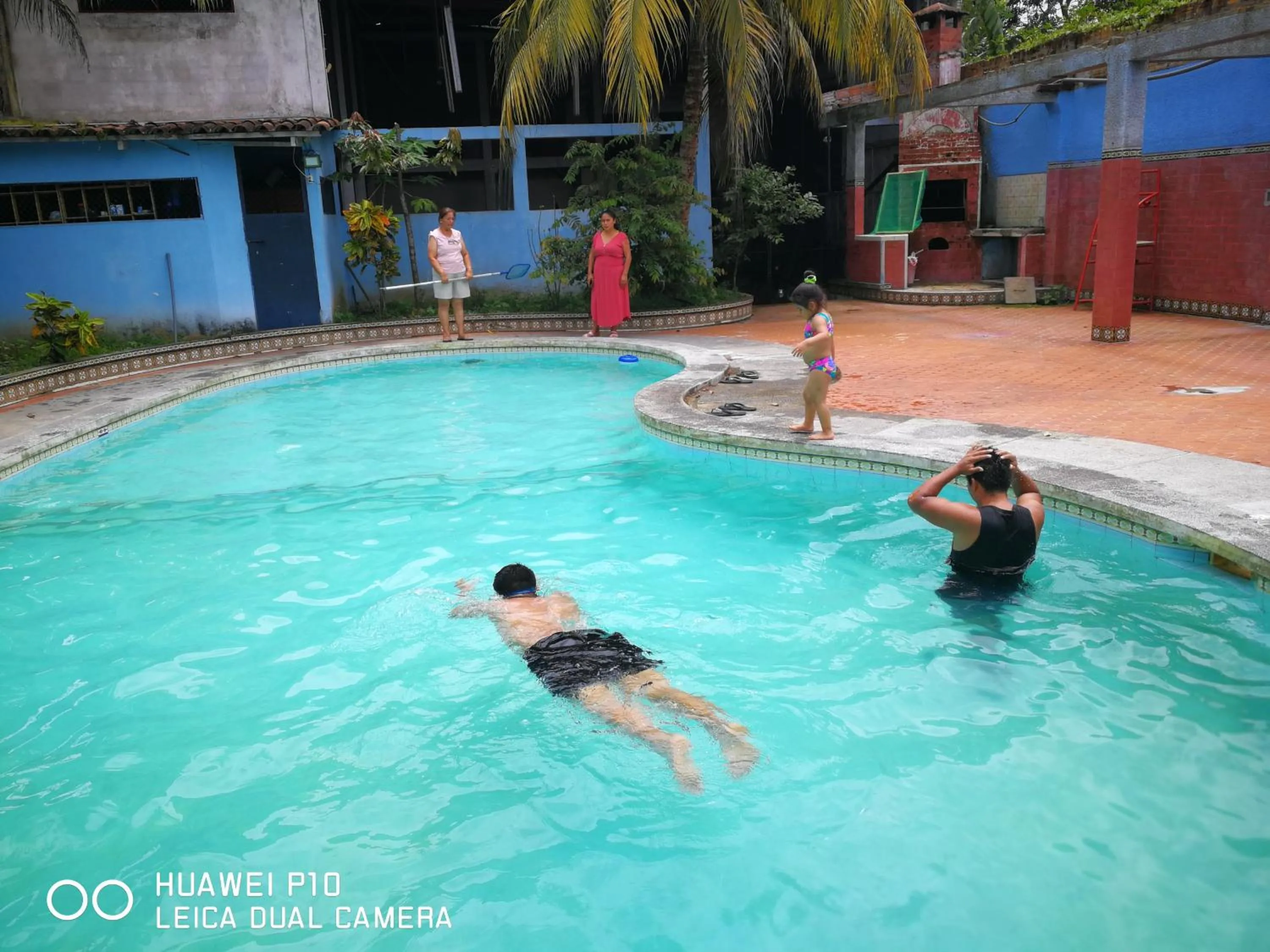 Swimming pool in Poseidon Guest House
