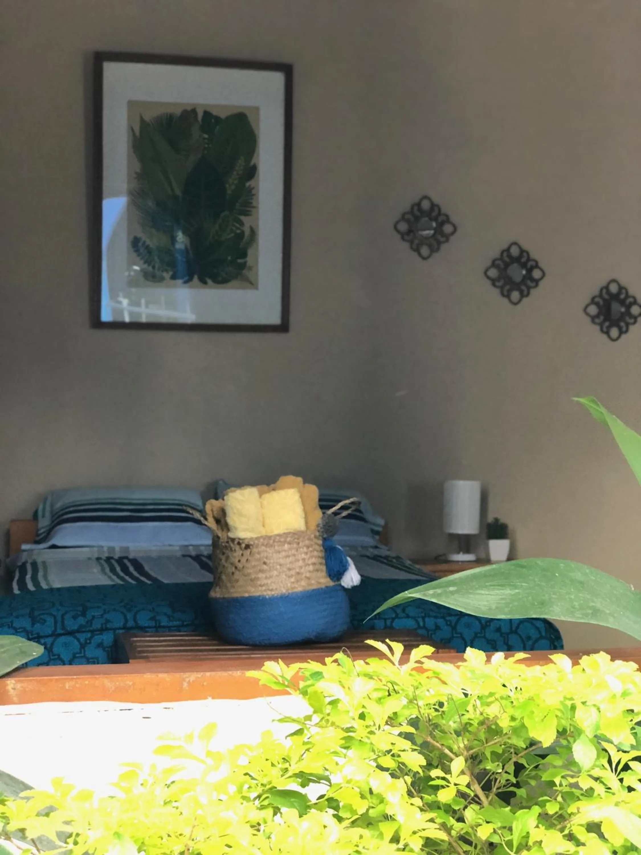 View (from property/room), Bed in Poseidon Guest House