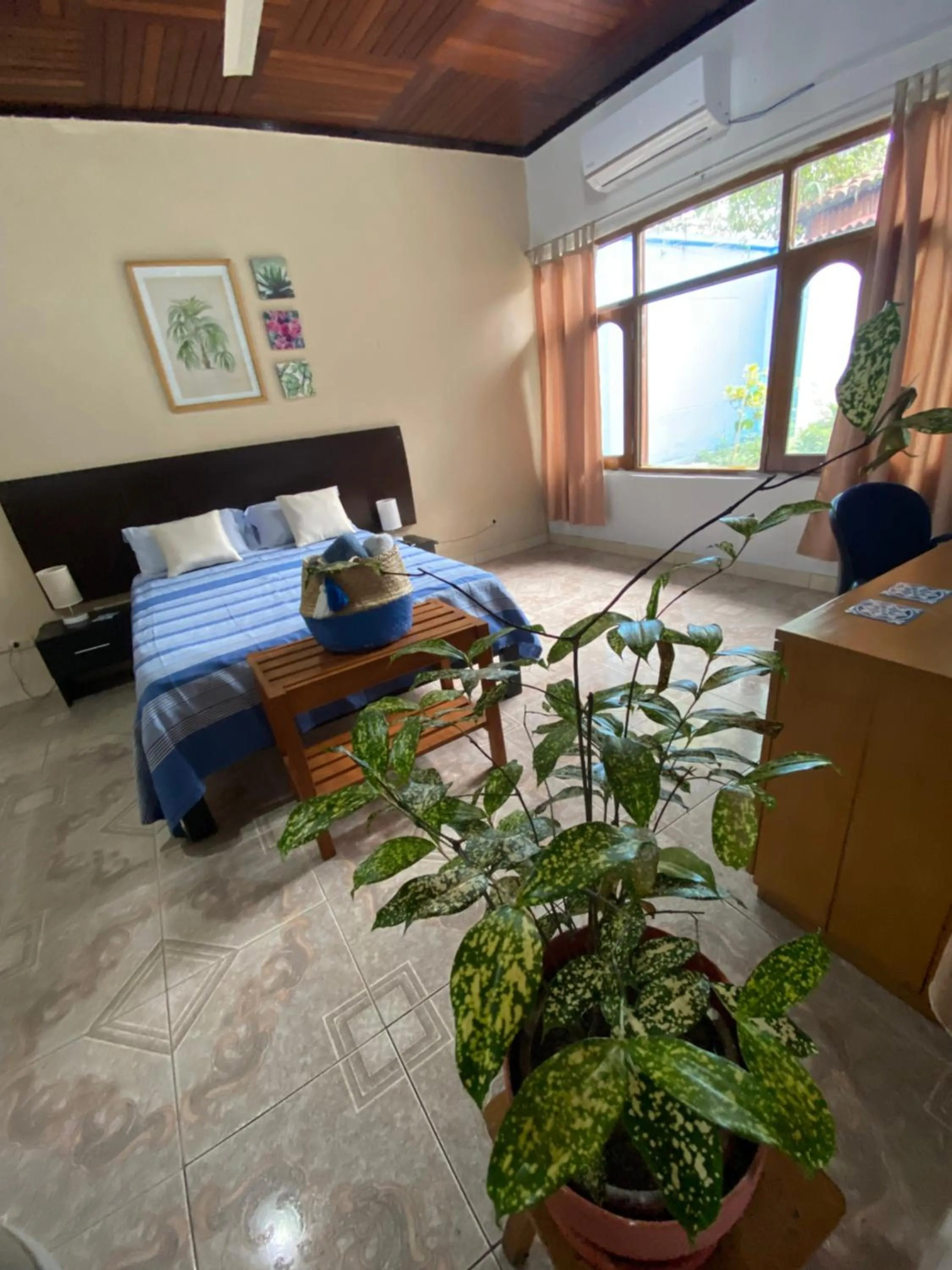 Bed in Poseidon Guest House