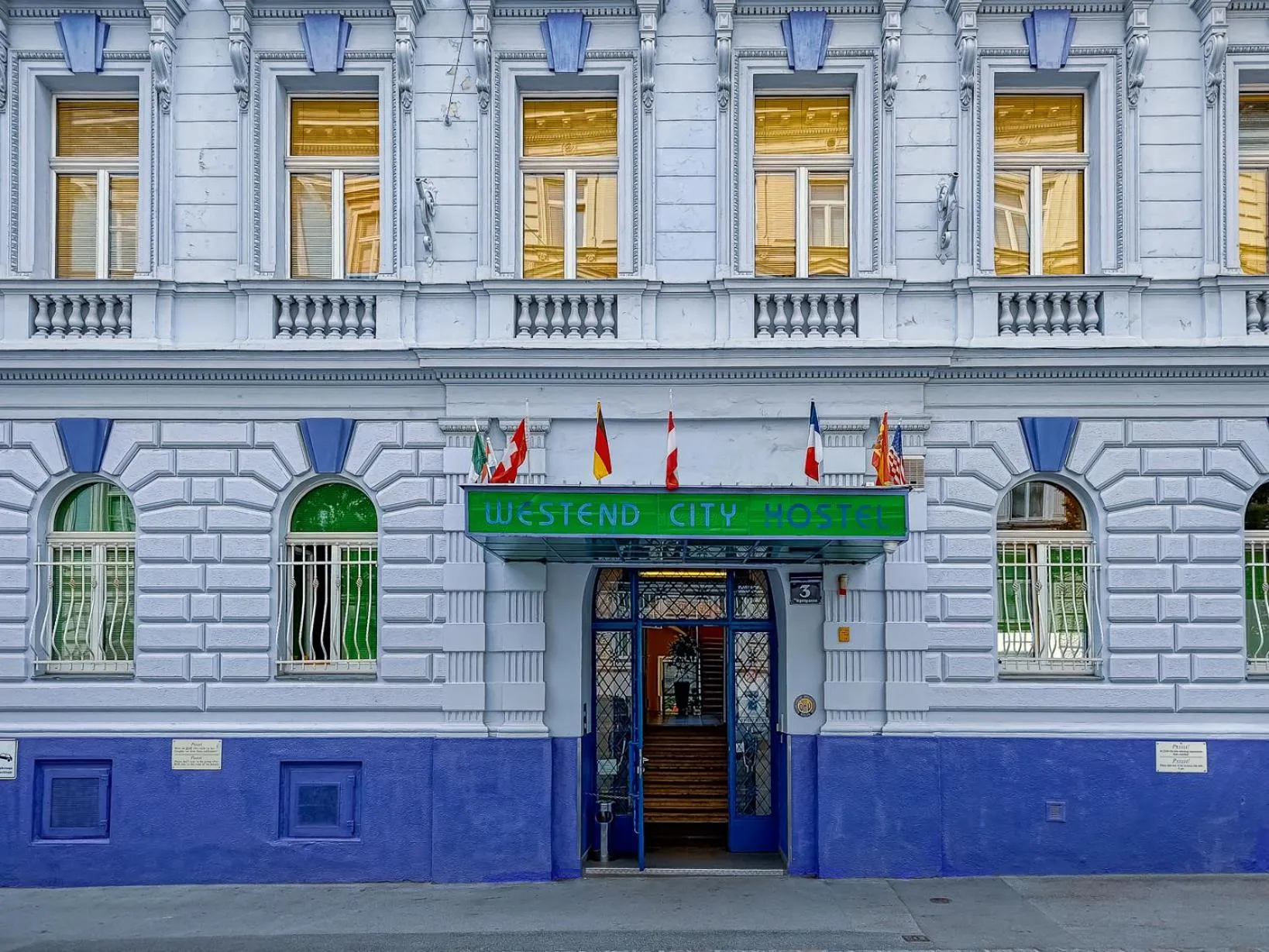 Property building in Westend City Hostel