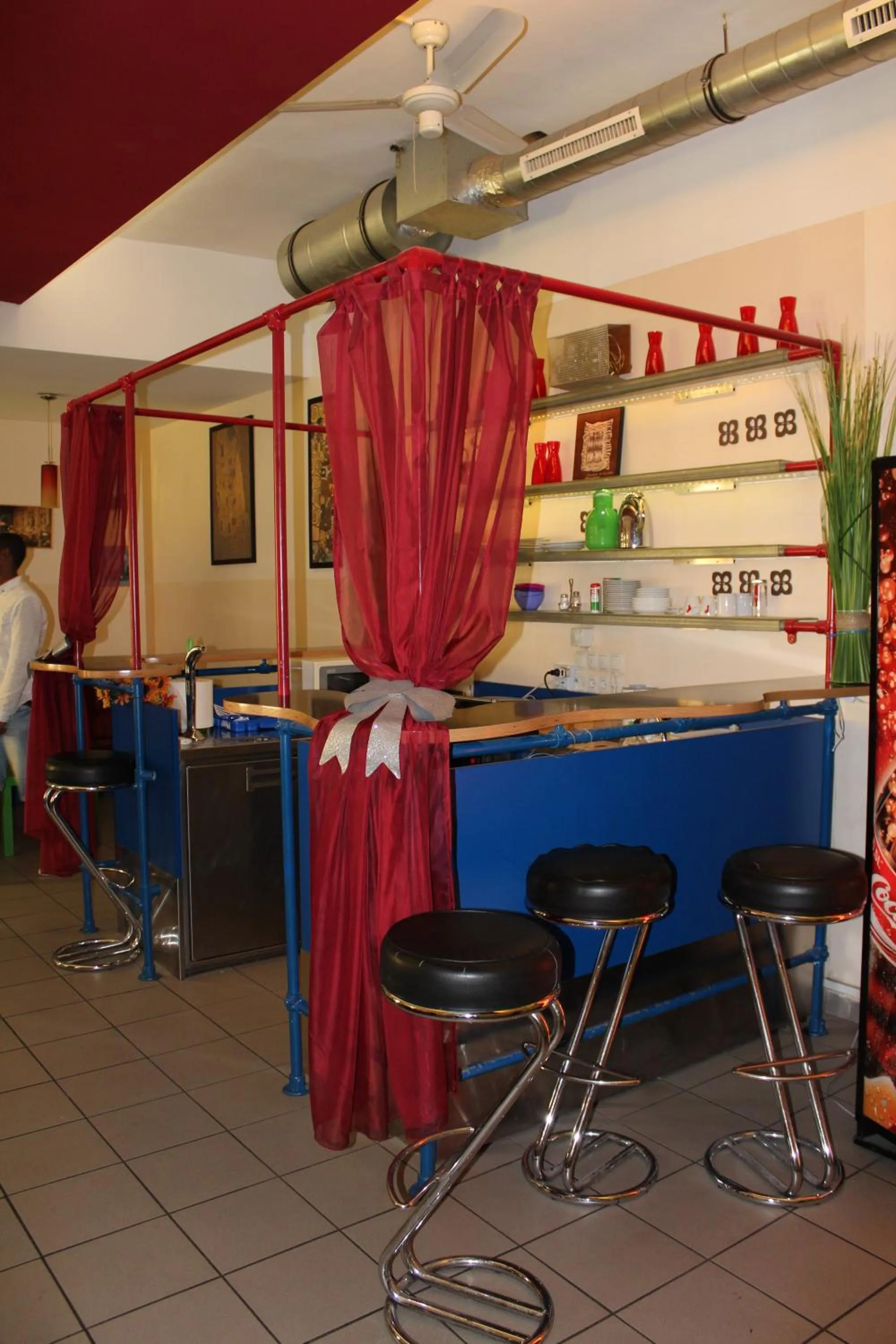 Living room in Westend City Hostel