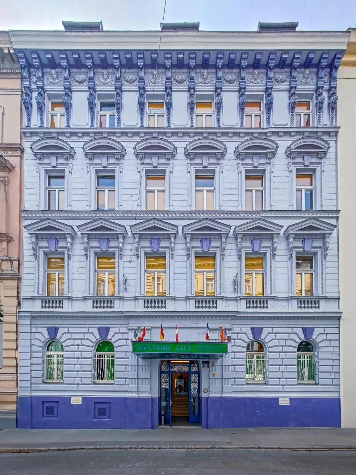 Property building in Westend City Hostel