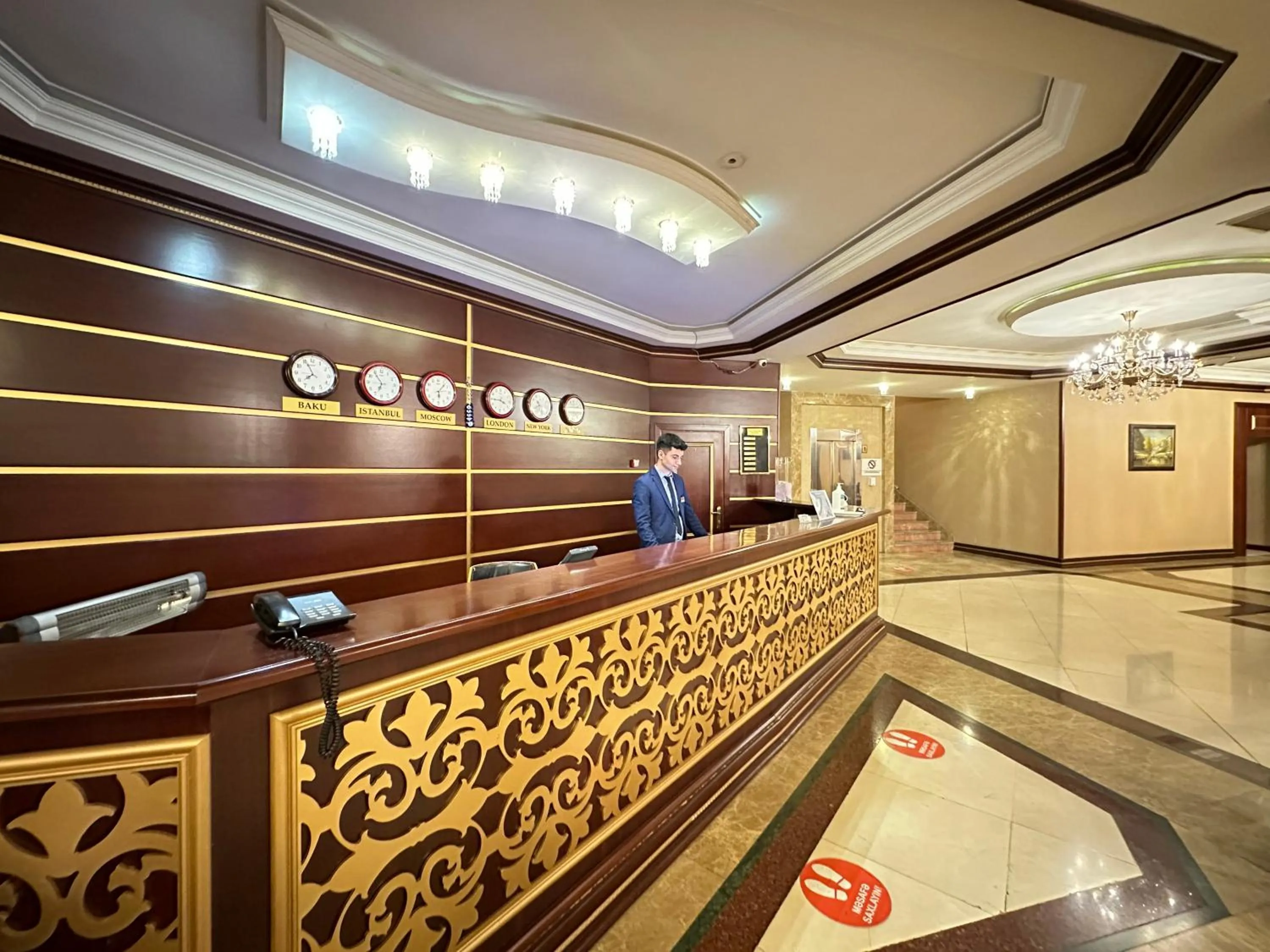 Lobby or reception in Modern Hotel Baku