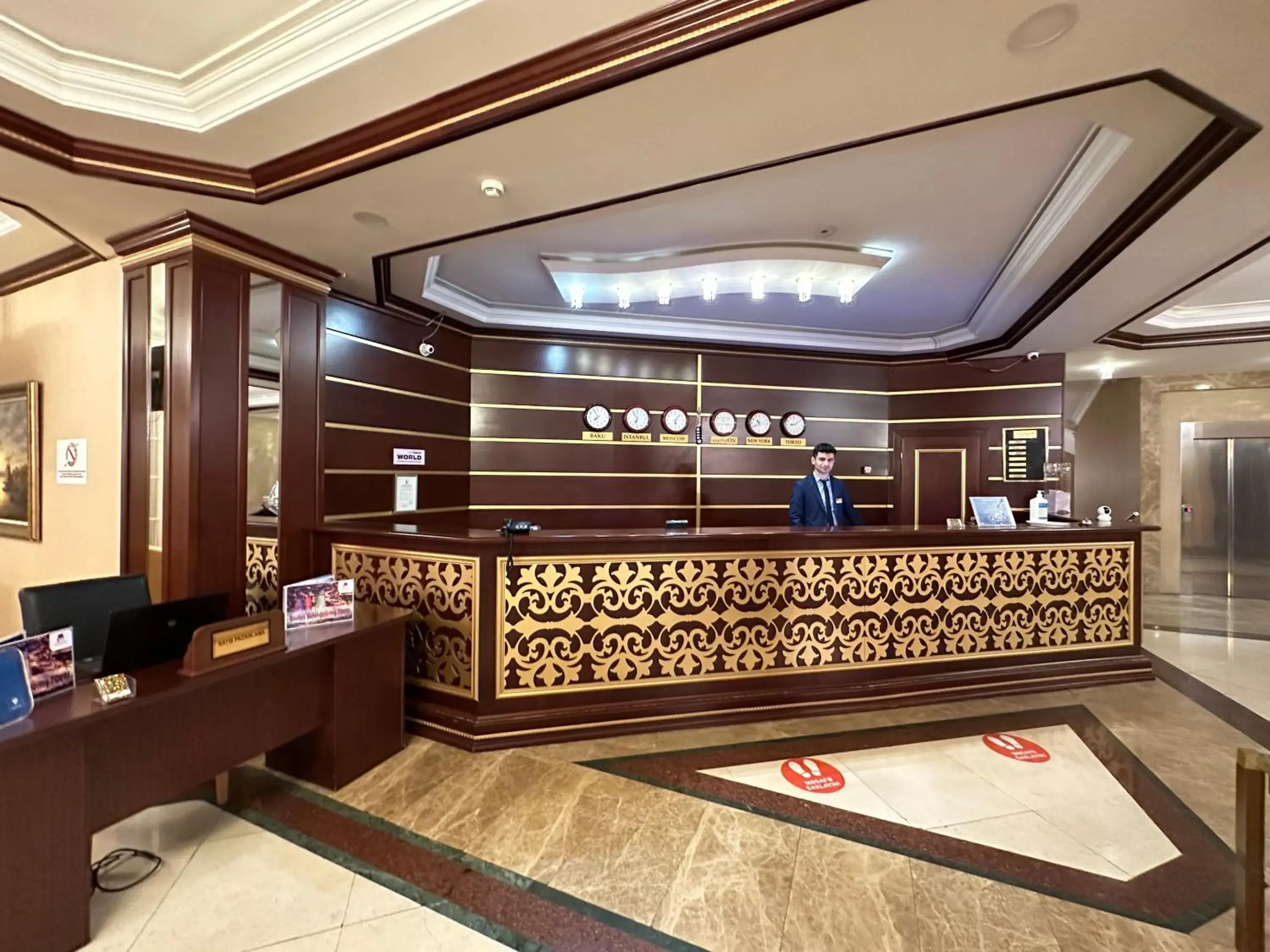 Lobby or reception in Modern Hotel Baku Lobby or reception in Modern Hotel Baku