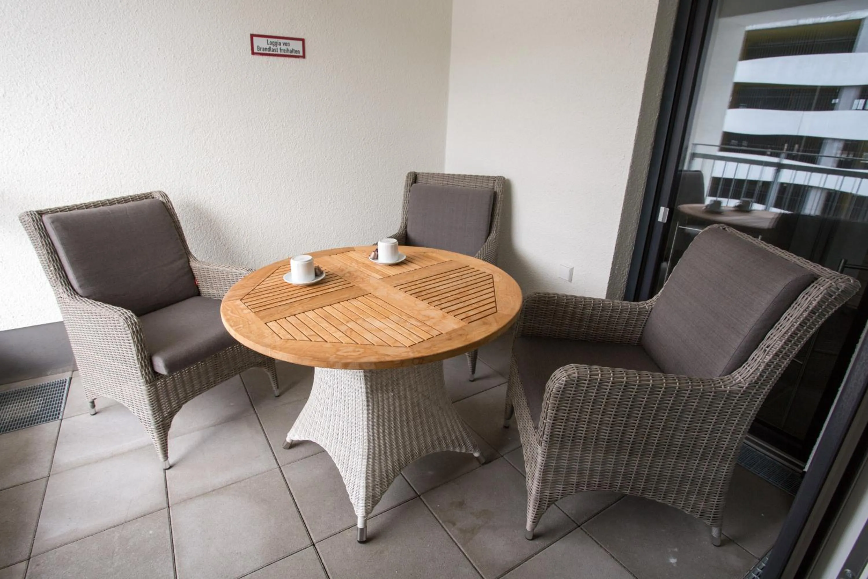 Balcony/Terrace in Premium Apartment München Messe