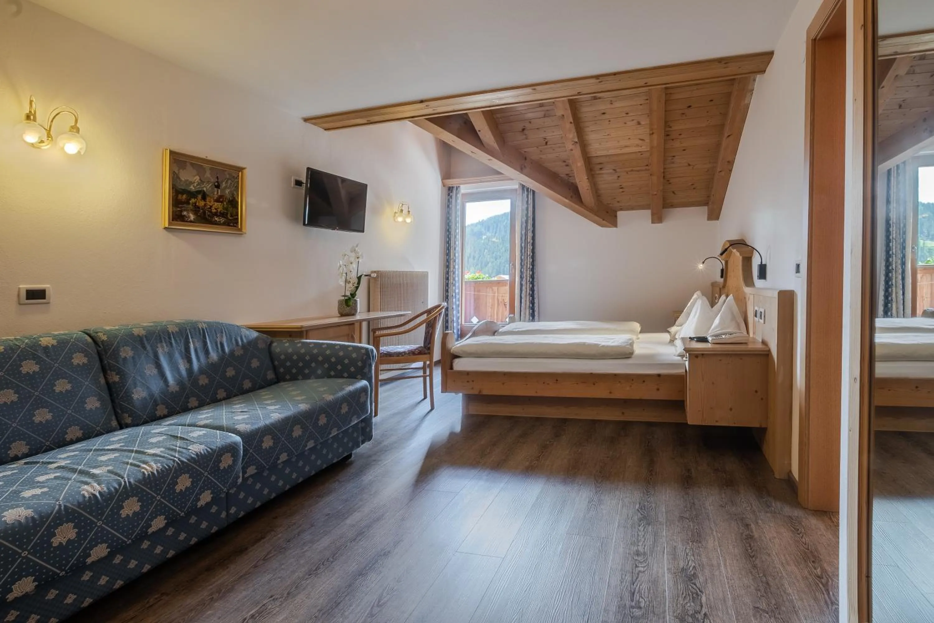 Bed in Pensione Camoscio