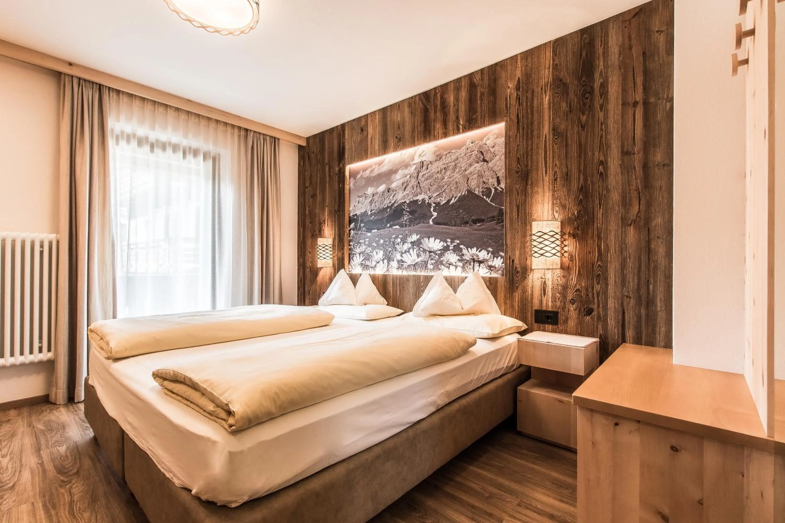 Bed in Pensione Camoscio