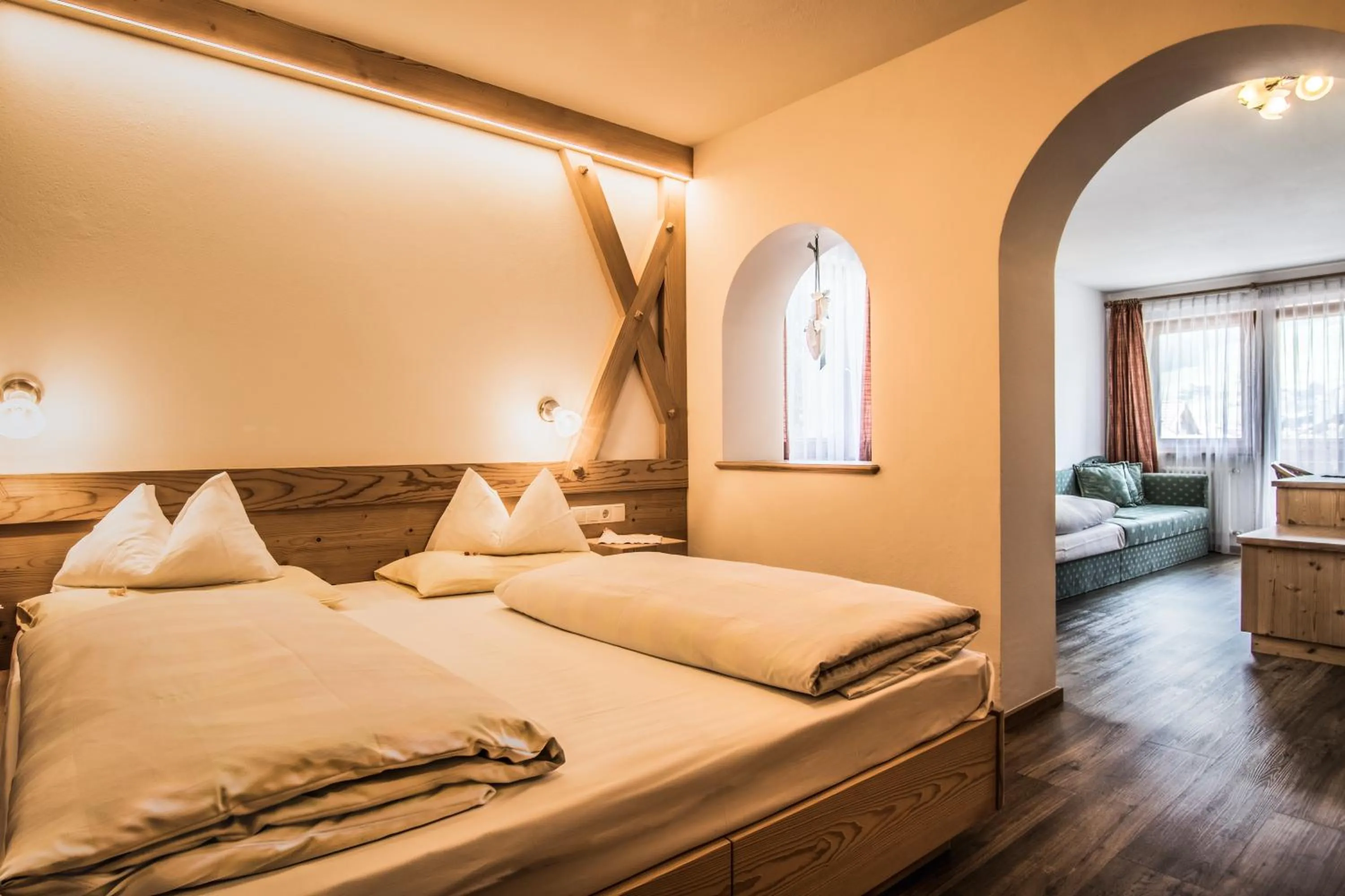Bed in Pensione Camoscio