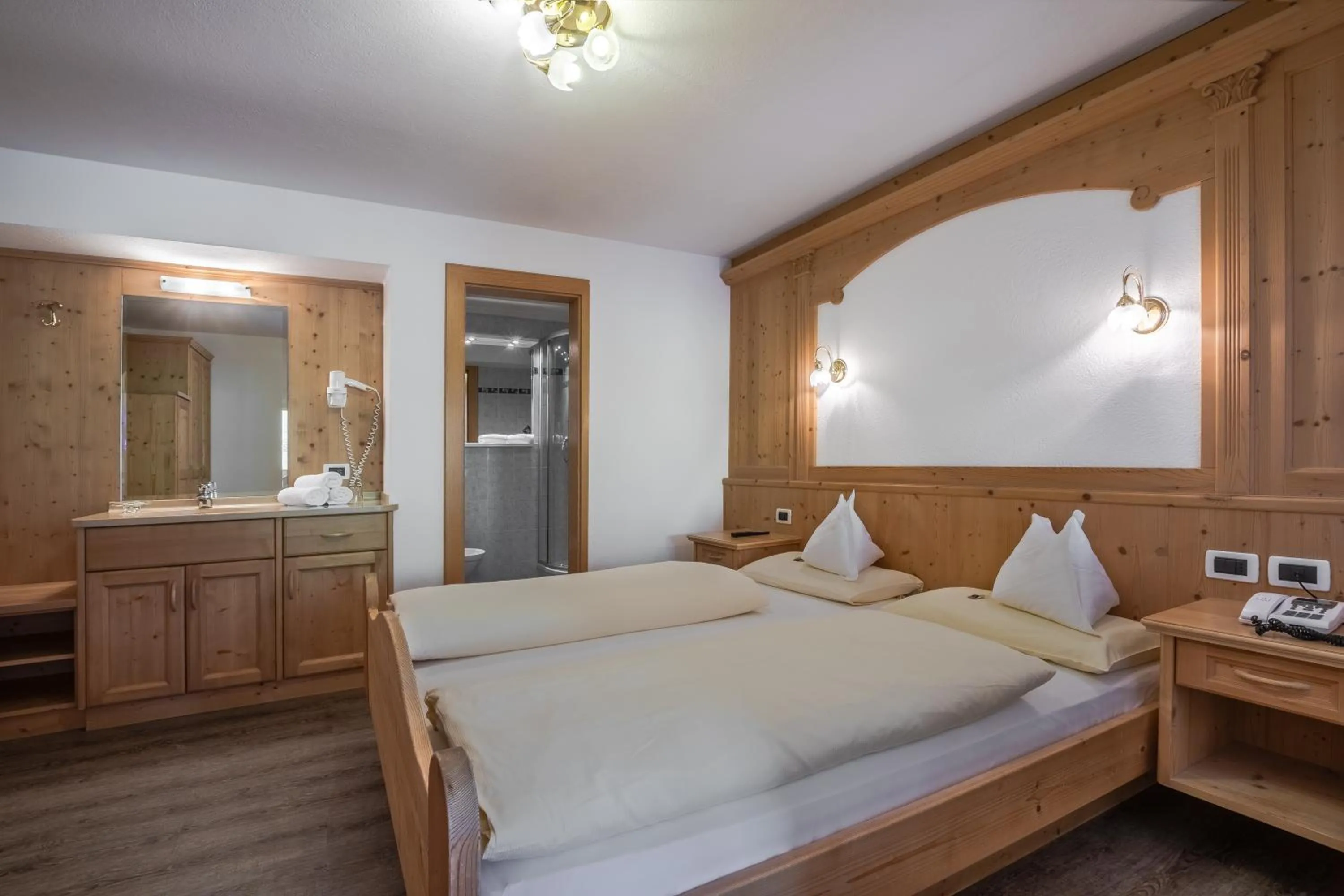 Bed in Pensione Camoscio