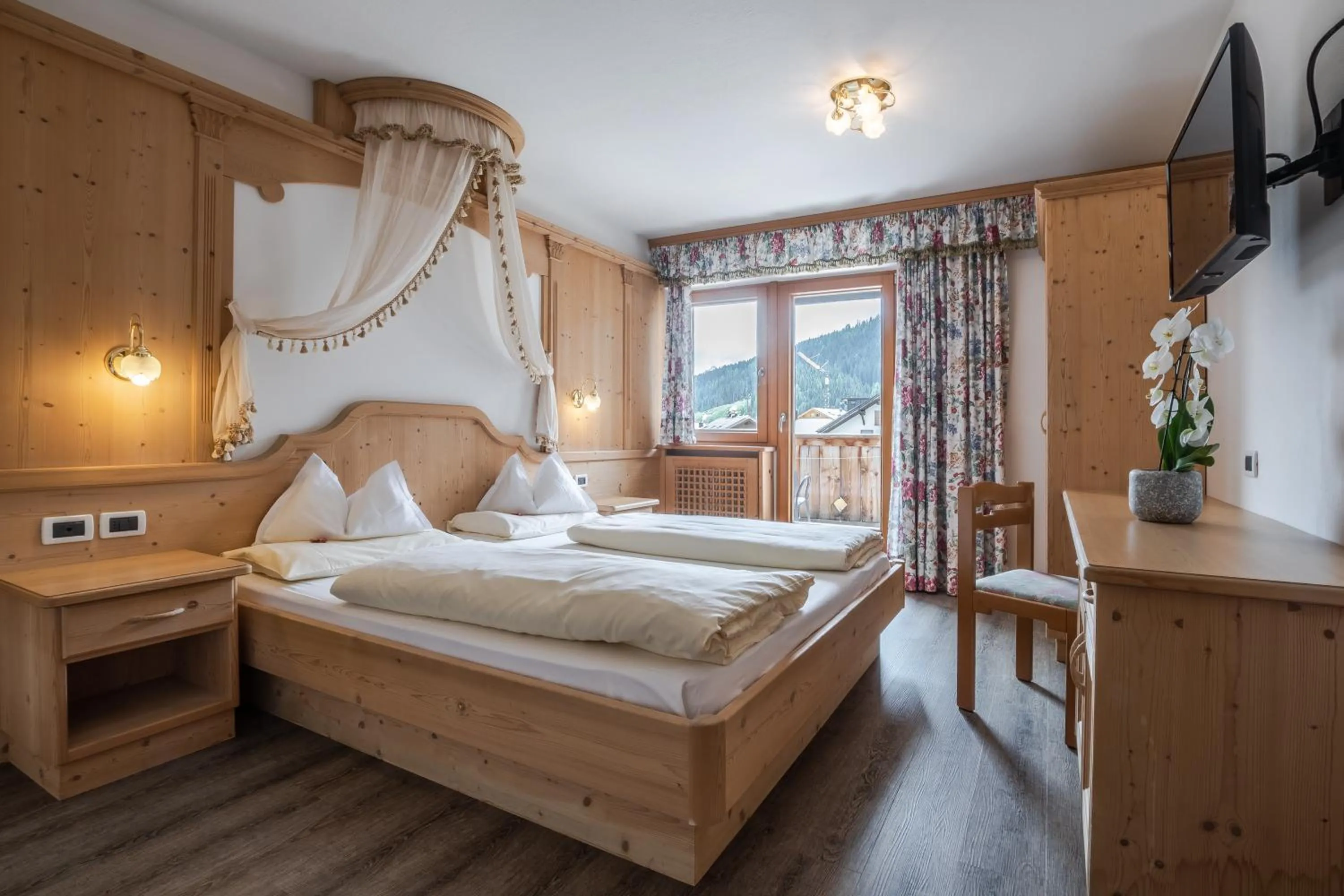 Bed in Pensione Camoscio