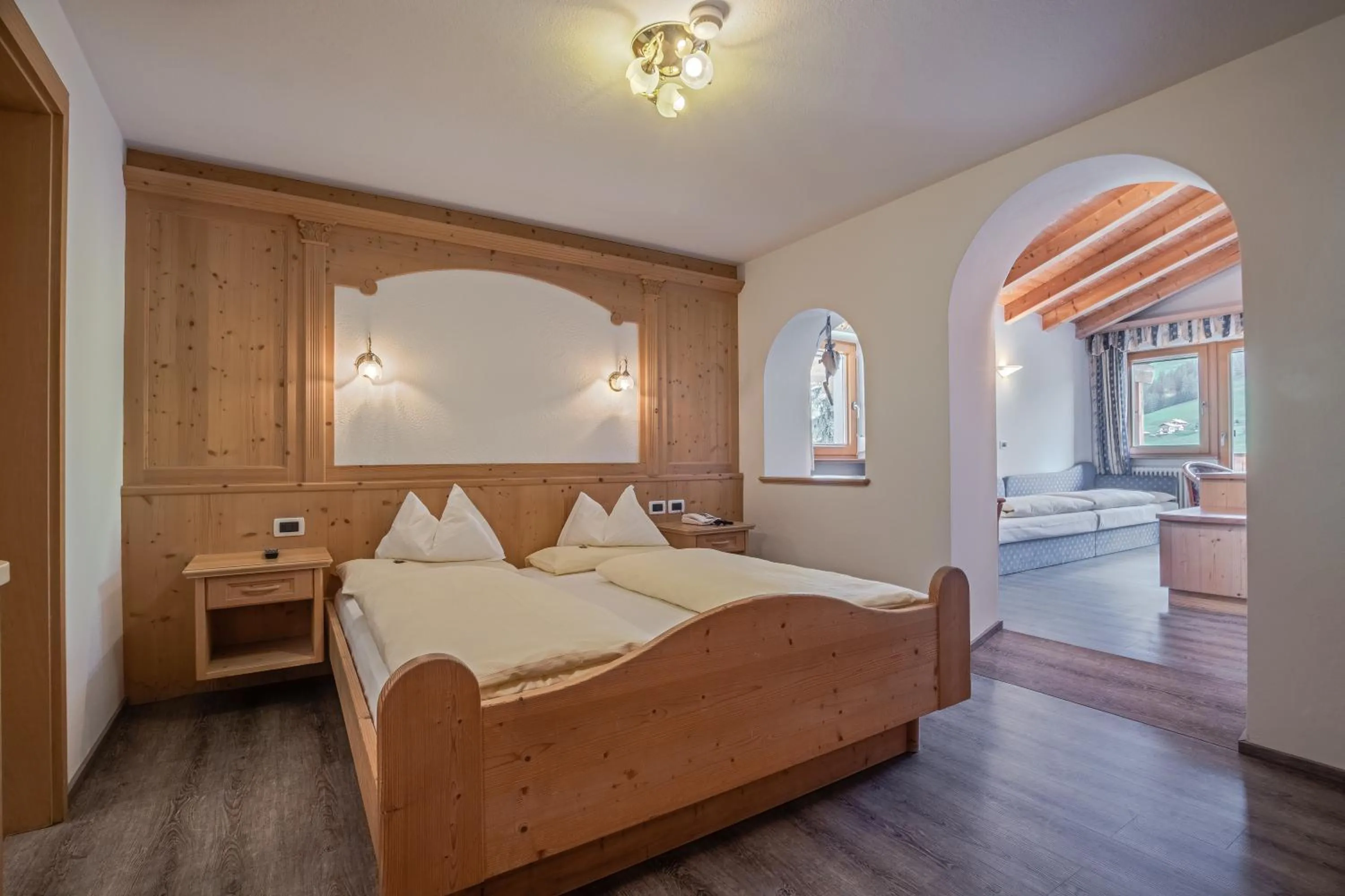 Bed in Pensione Camoscio