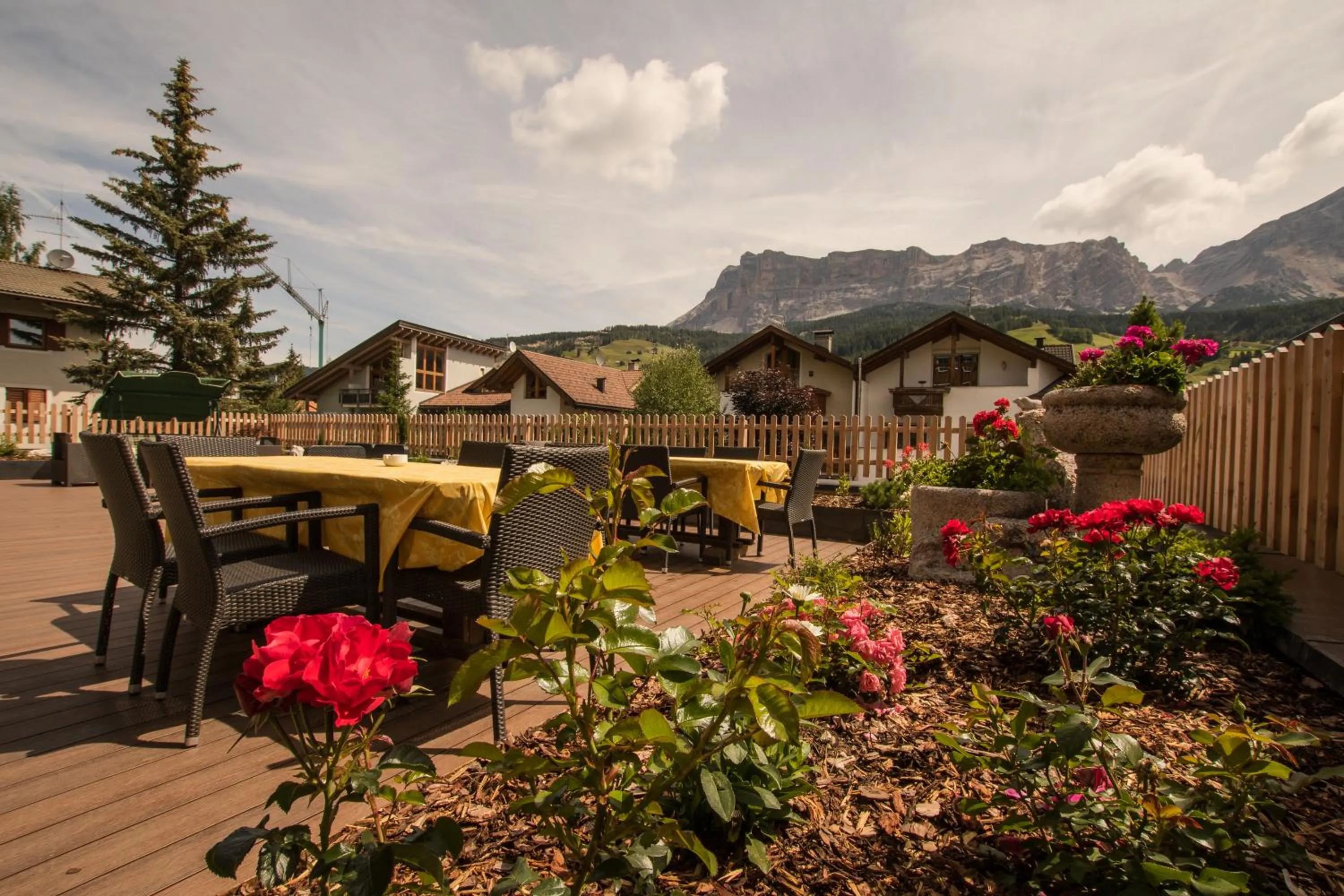 Garden in Pensione Camoscio