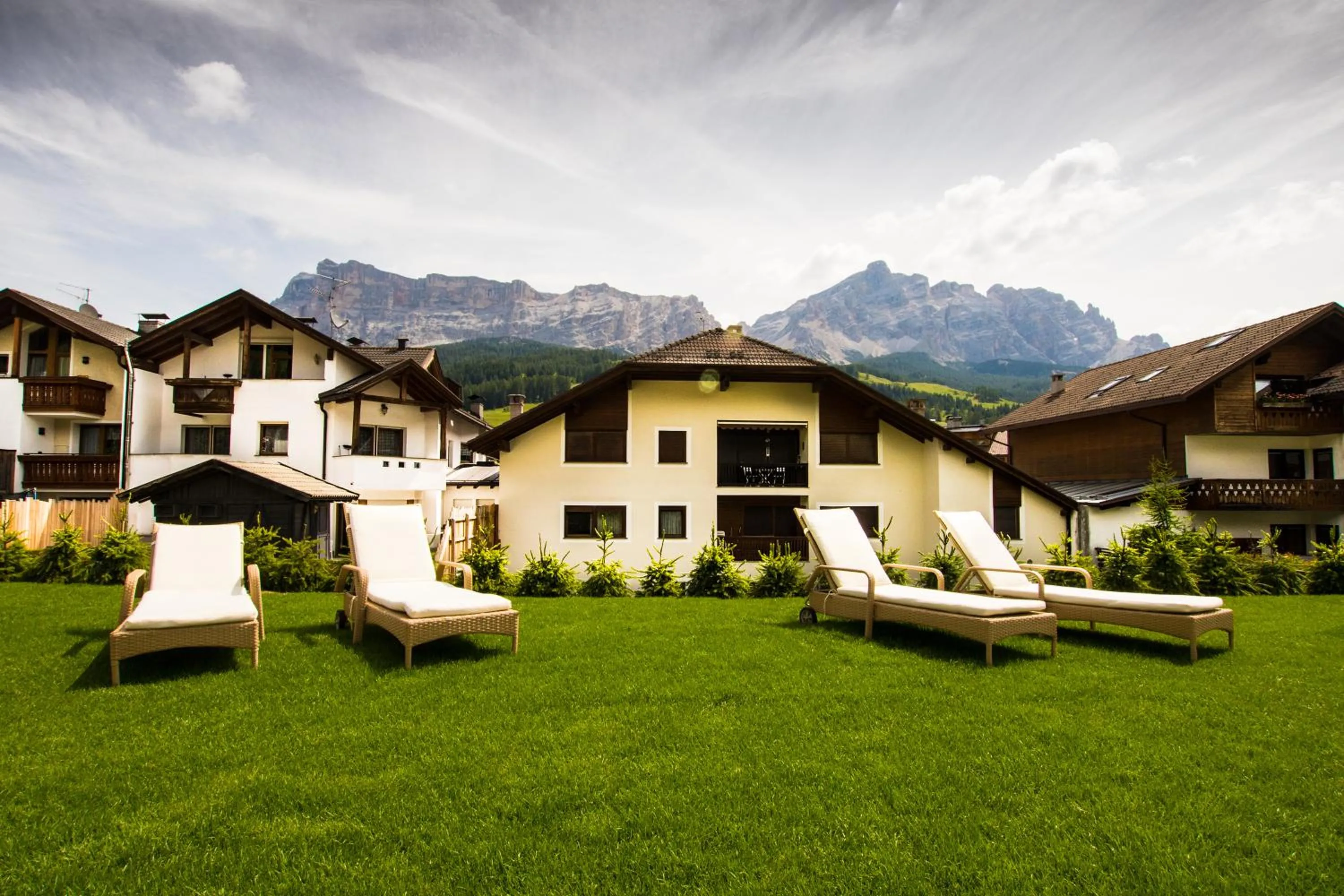 Garden in Pensione Camoscio