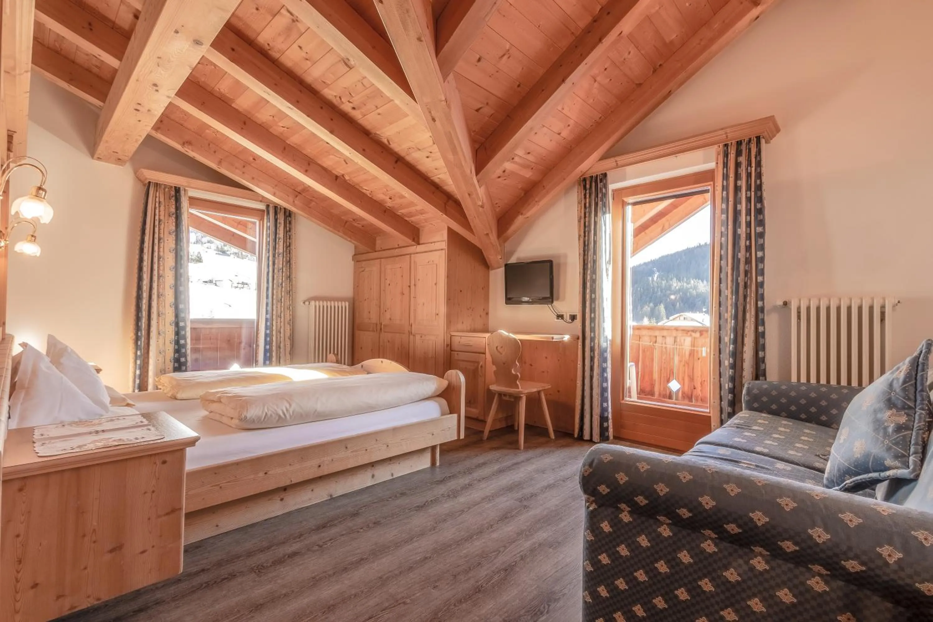 Bed in Pensione Camoscio