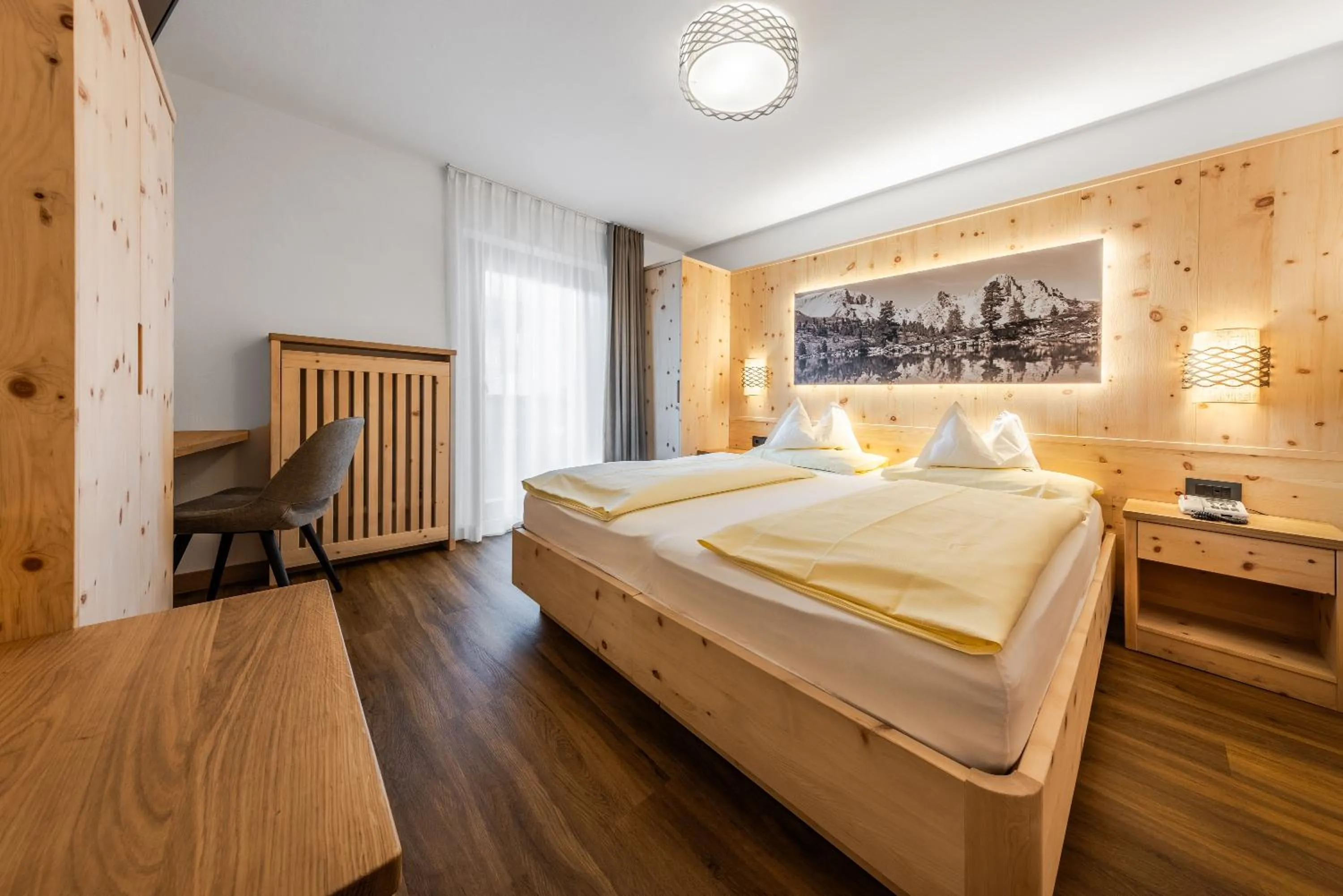 Bed in Pensione Camoscio