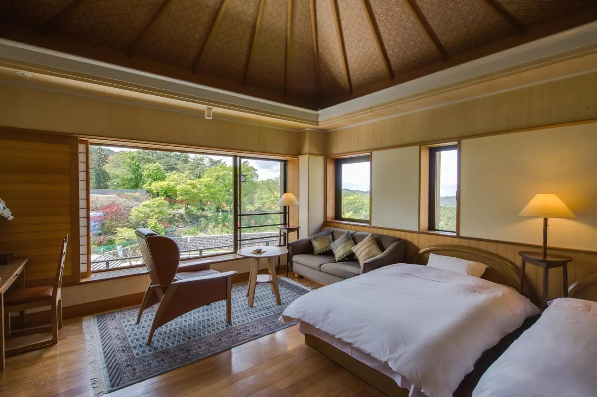 Bed in Oyado Tamaki Bed in Oyado Tamaki