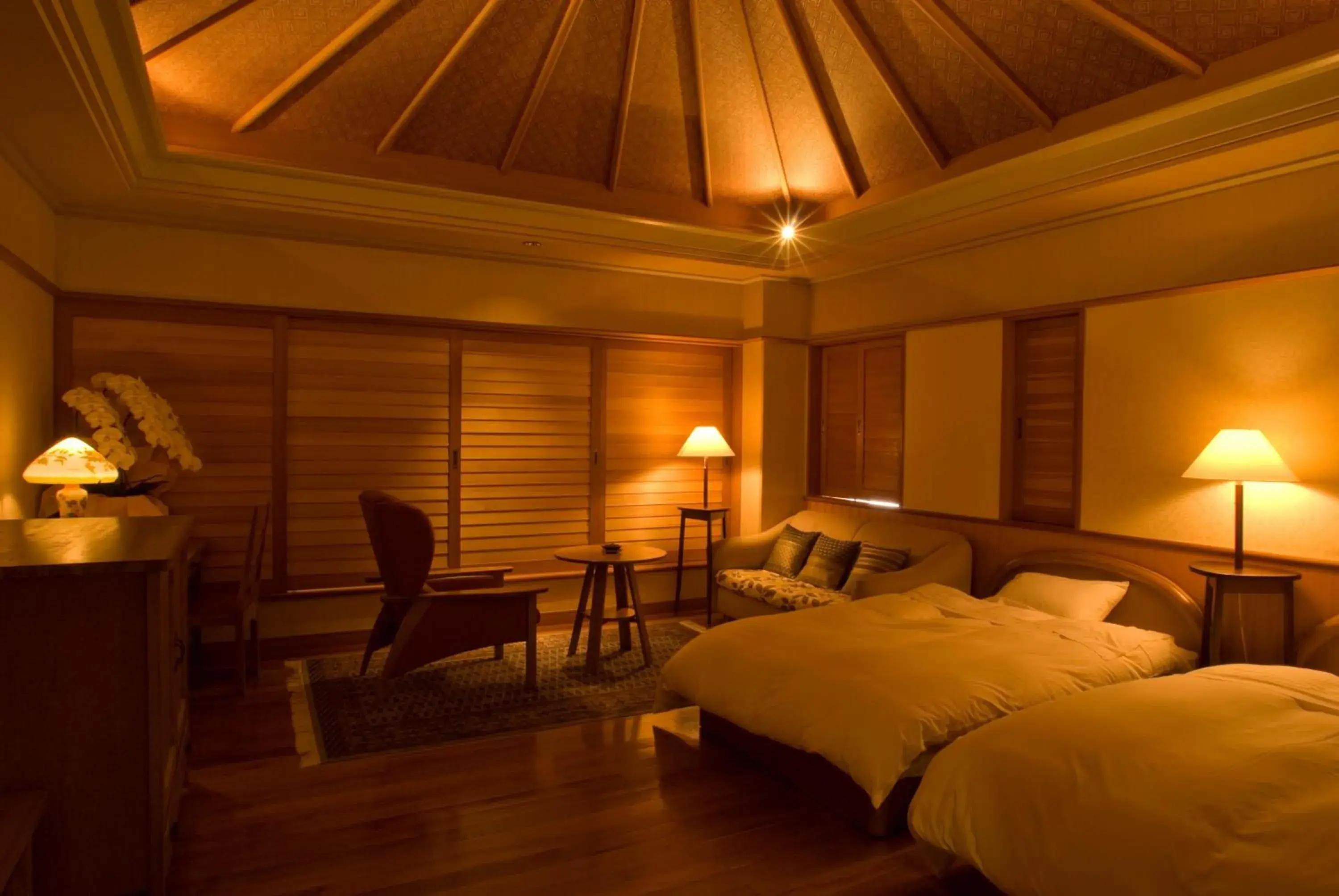 Bed in Oyado Tamaki Bed in Oyado Tamaki