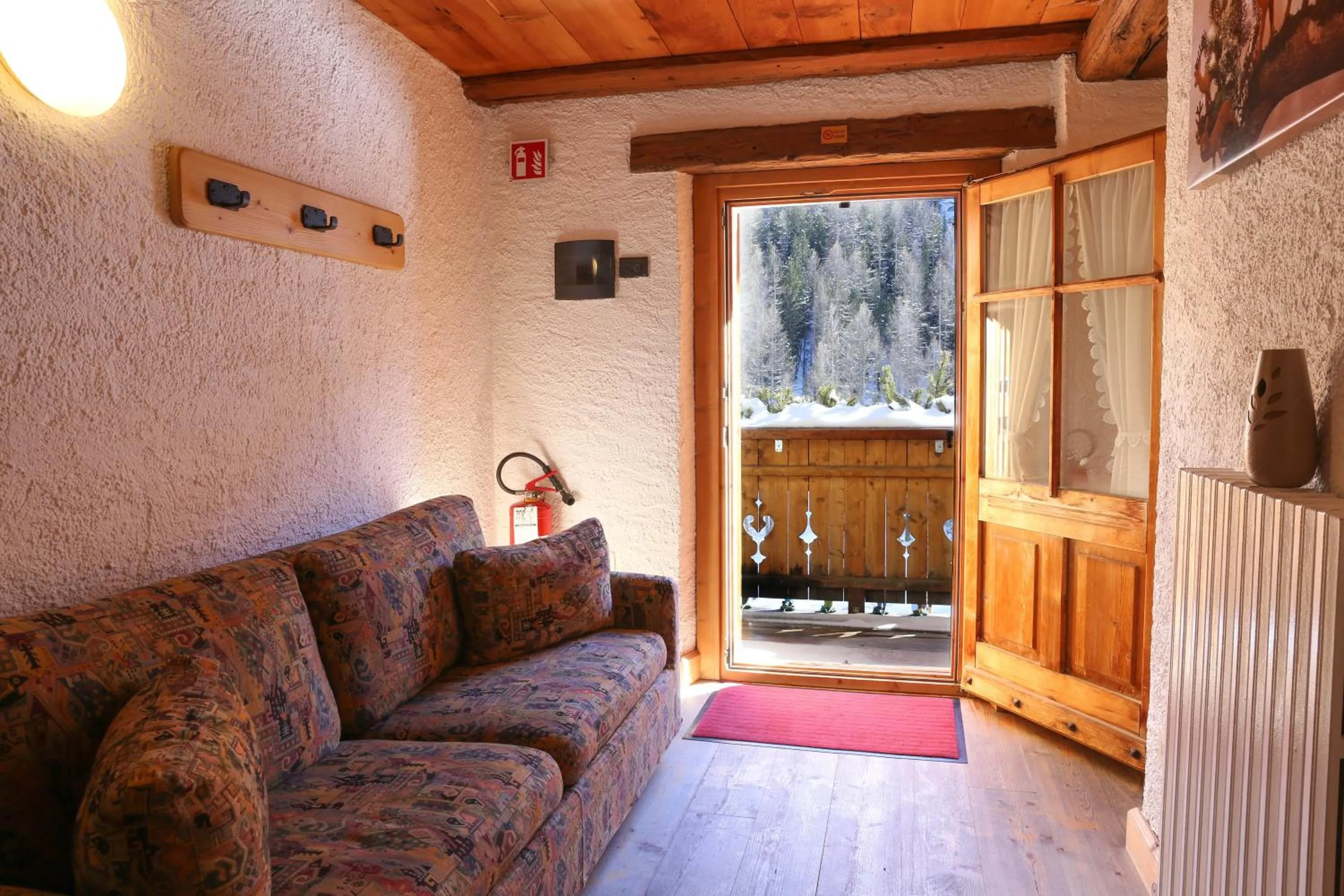 Seating area in Baita Luleta