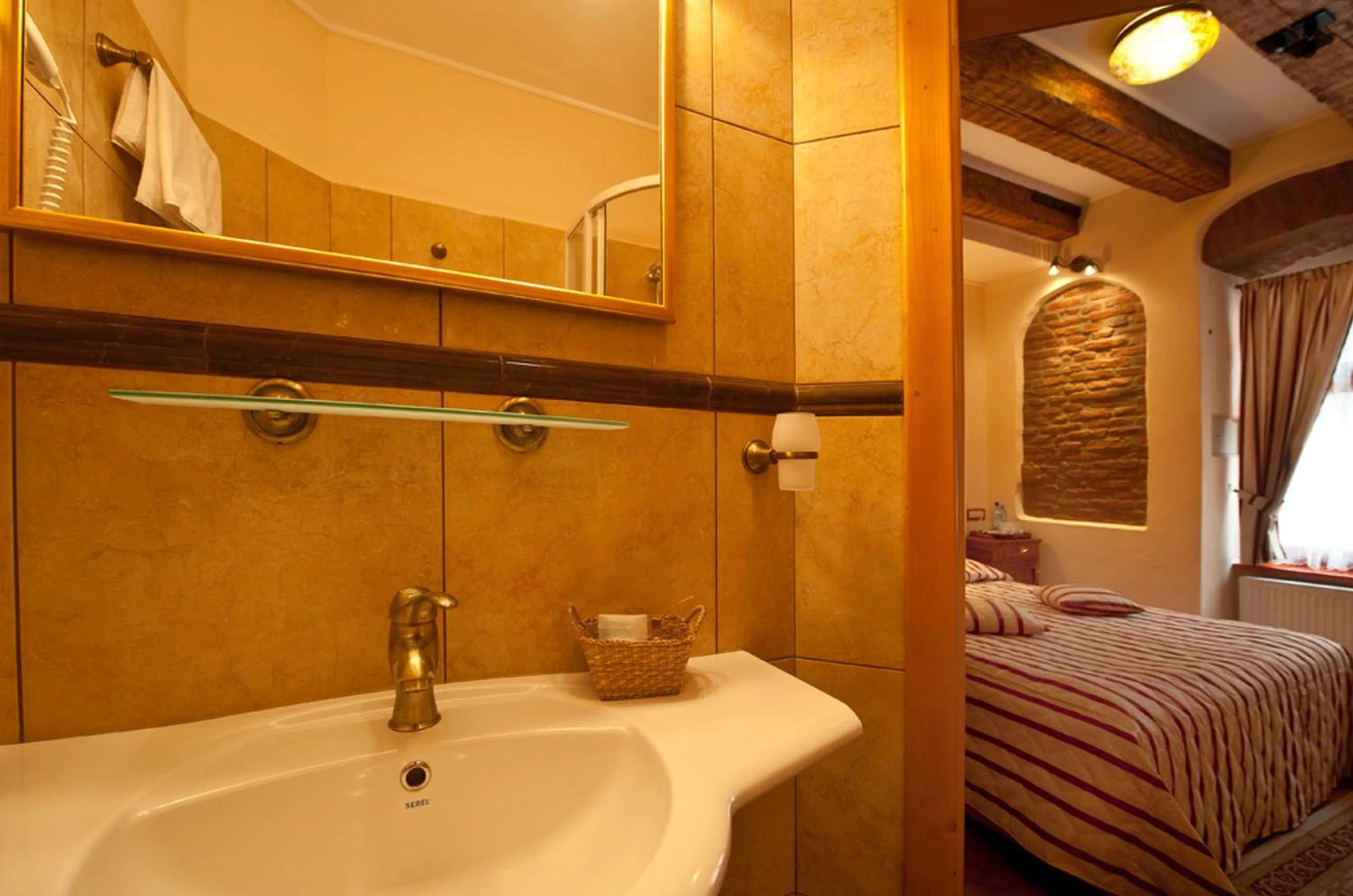 Bathroom, Bed in Casa Wagner