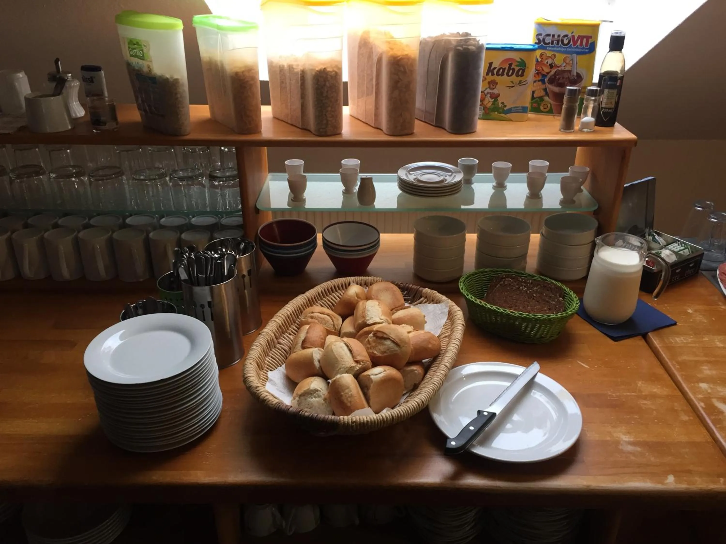 Breakfast in Hostel Jena