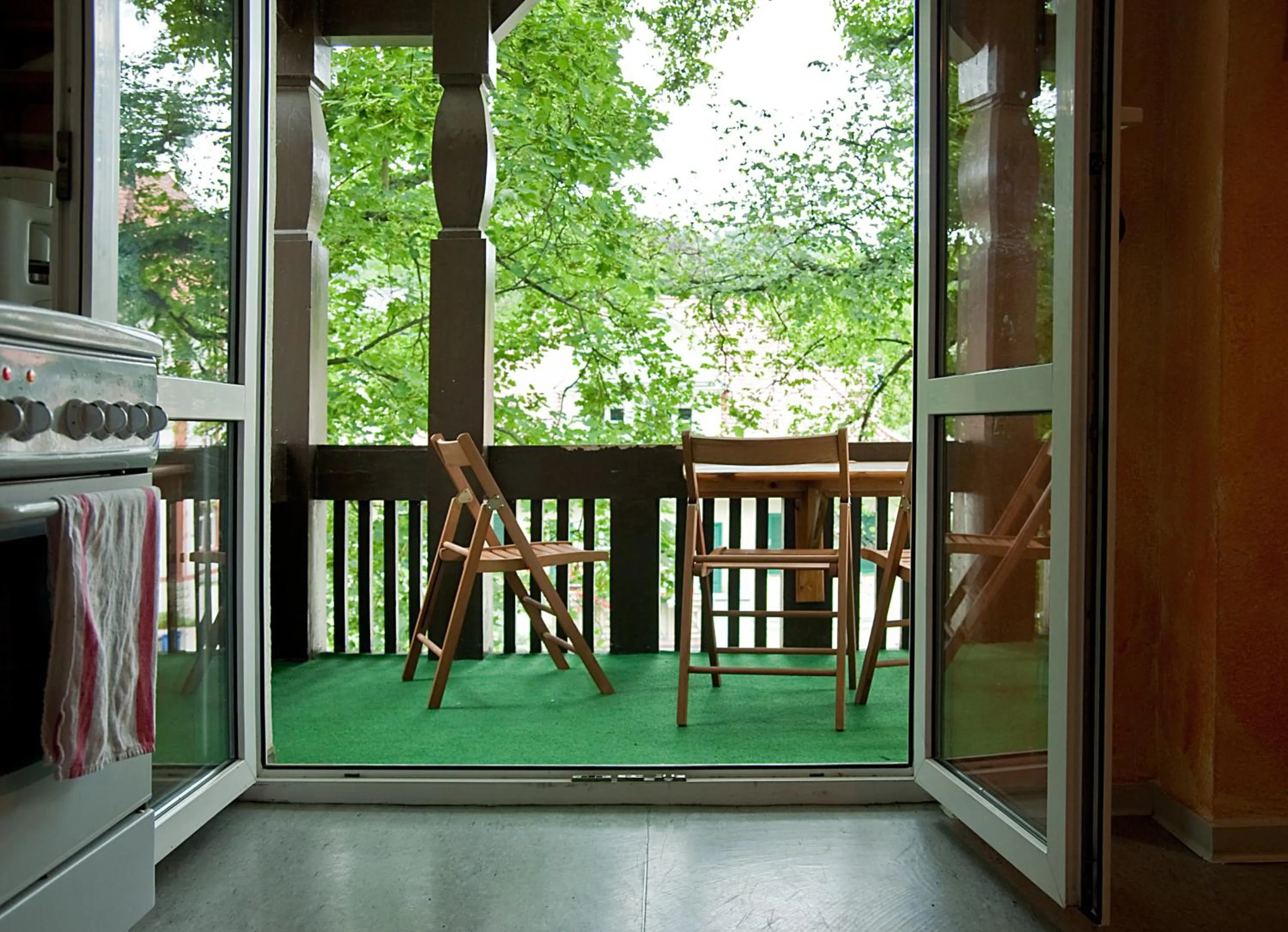 Balcony/Terrace in Hostel Jena