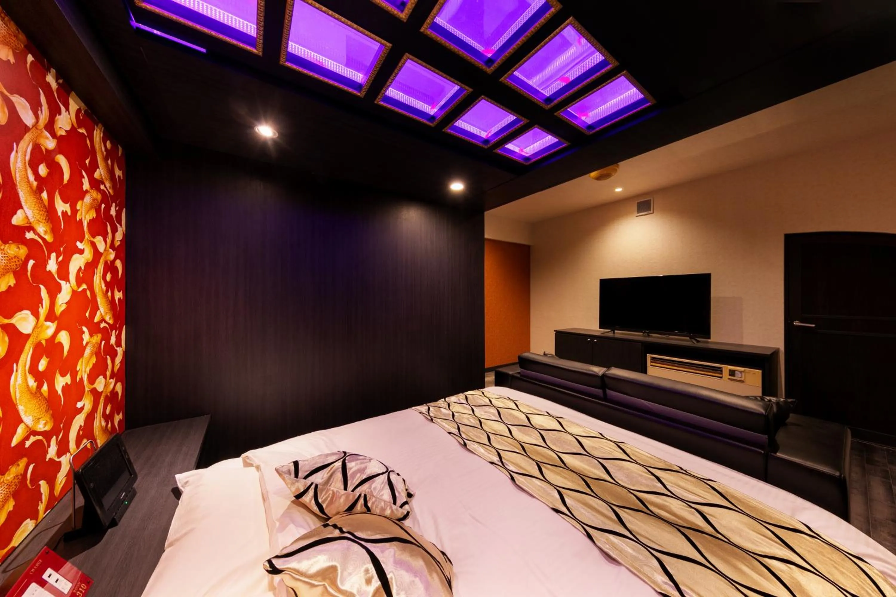 Bed in HOTEL Eldia Japanese Modern (Adult Only)